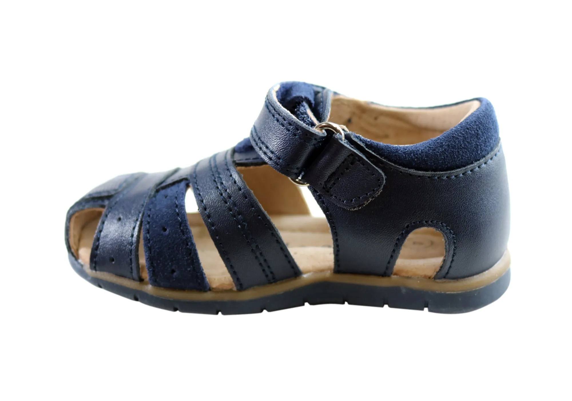 Grosby Albion Kinder-Sandalen aus weichem Leder für Kleinkinder und Babys