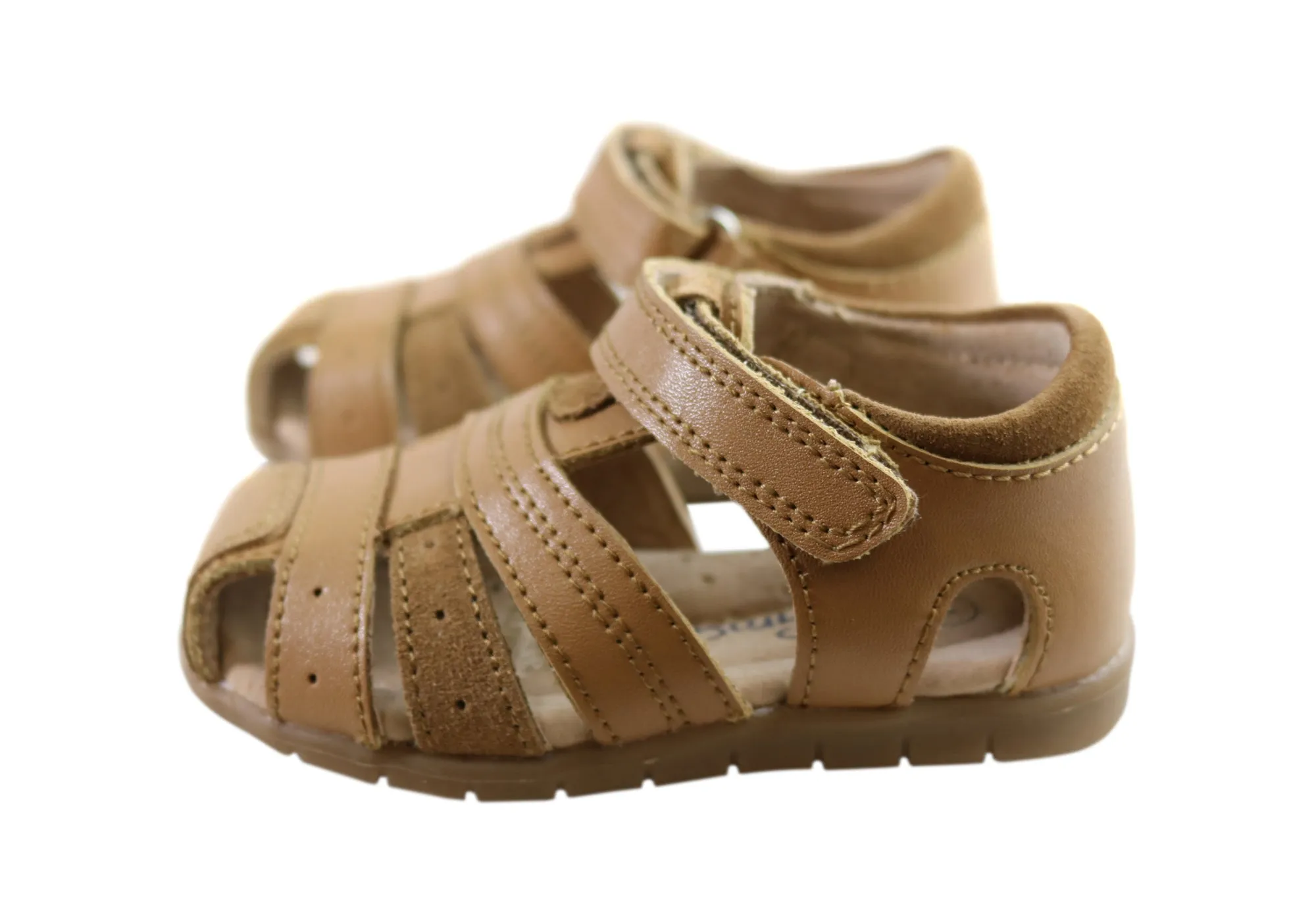 Grosby Albion Kinder-Sandalen aus weichem Leder für Kleinkinder und Babys