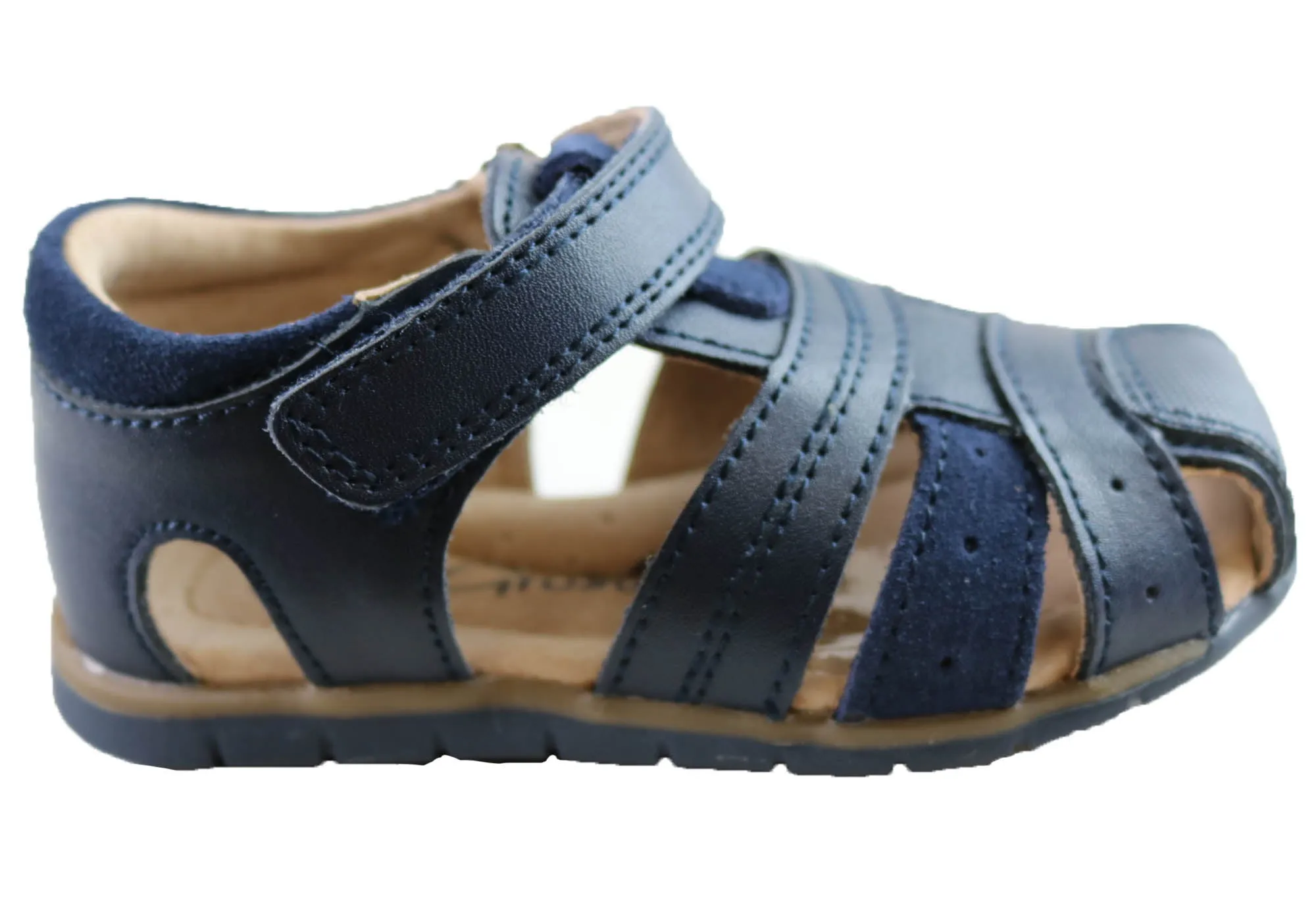 Grosby Albion Kinder-Sandalen aus weichem Leder für Kleinkinder und Babys