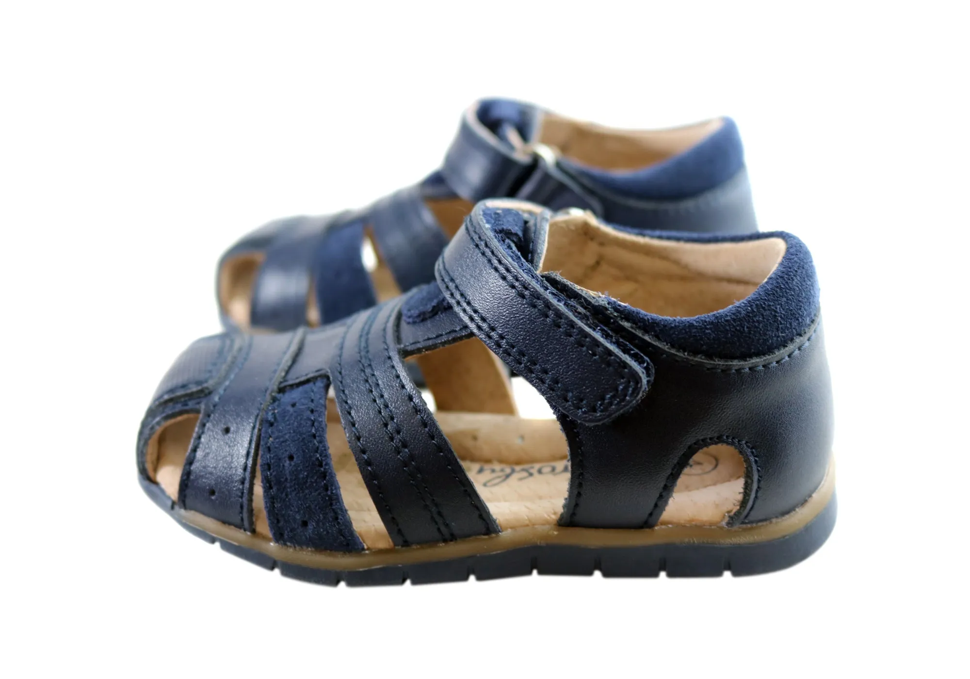 Grosby Albion Kinder-Sandalen aus weichem Leder für Kleinkinder und Babys