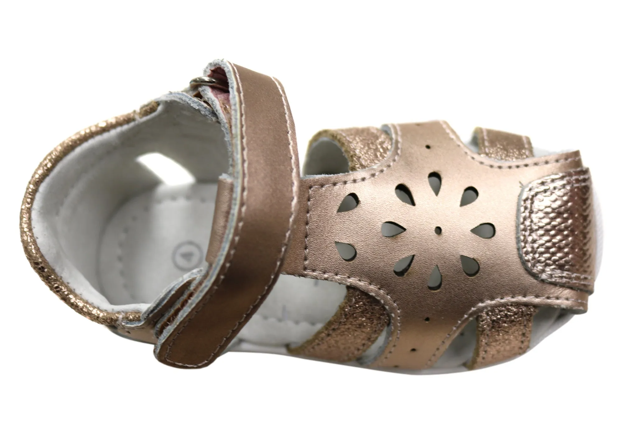 Grosby Alisa Kinder Sandalen aus Leder für Kleinkinder und Mädchen - Bequeme Grosby Schuhe