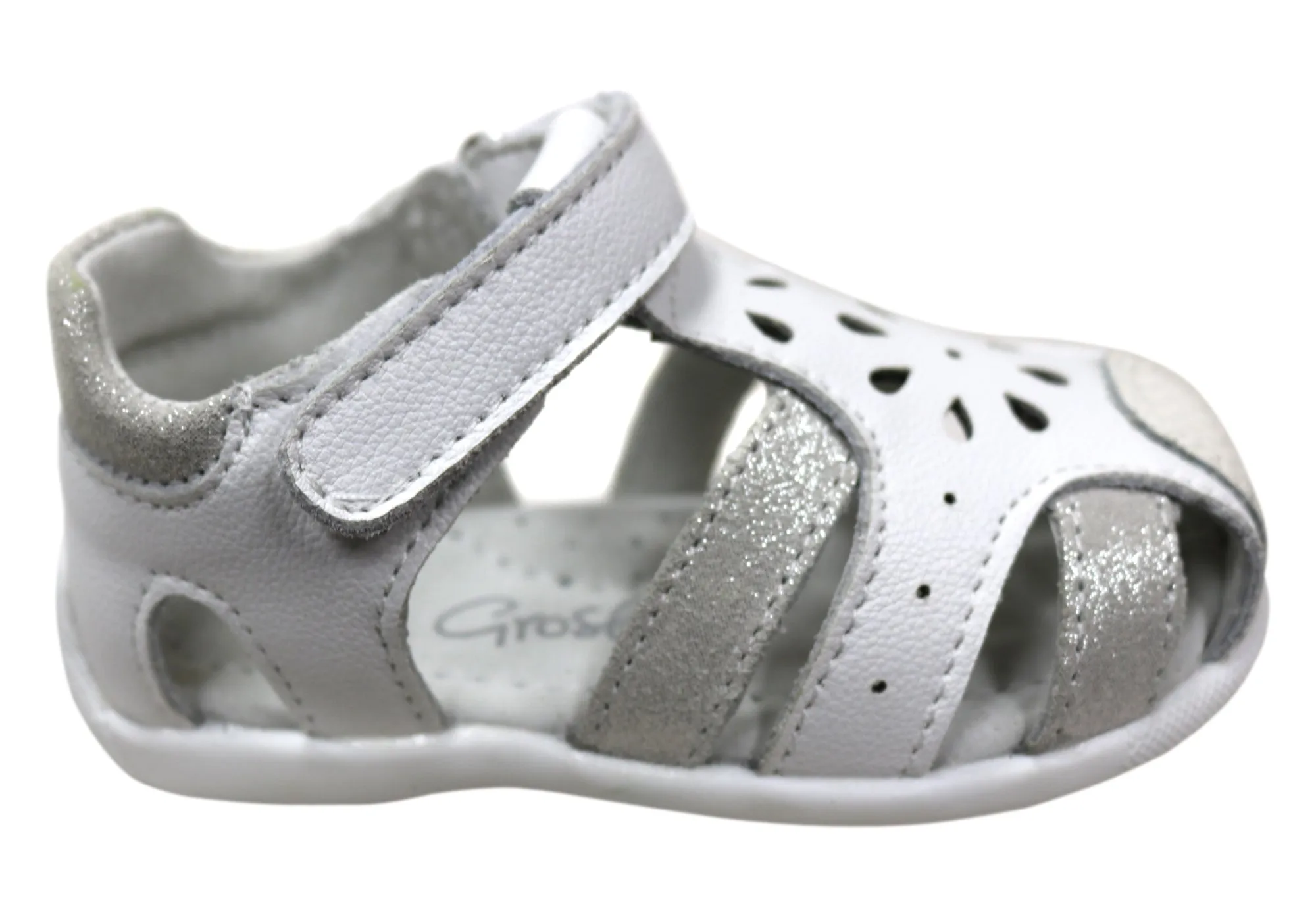 Grosby Alisa Kinder Sandalen aus Leder für Kleinkinder und Mädchen - Bequeme Grosby Schuhe