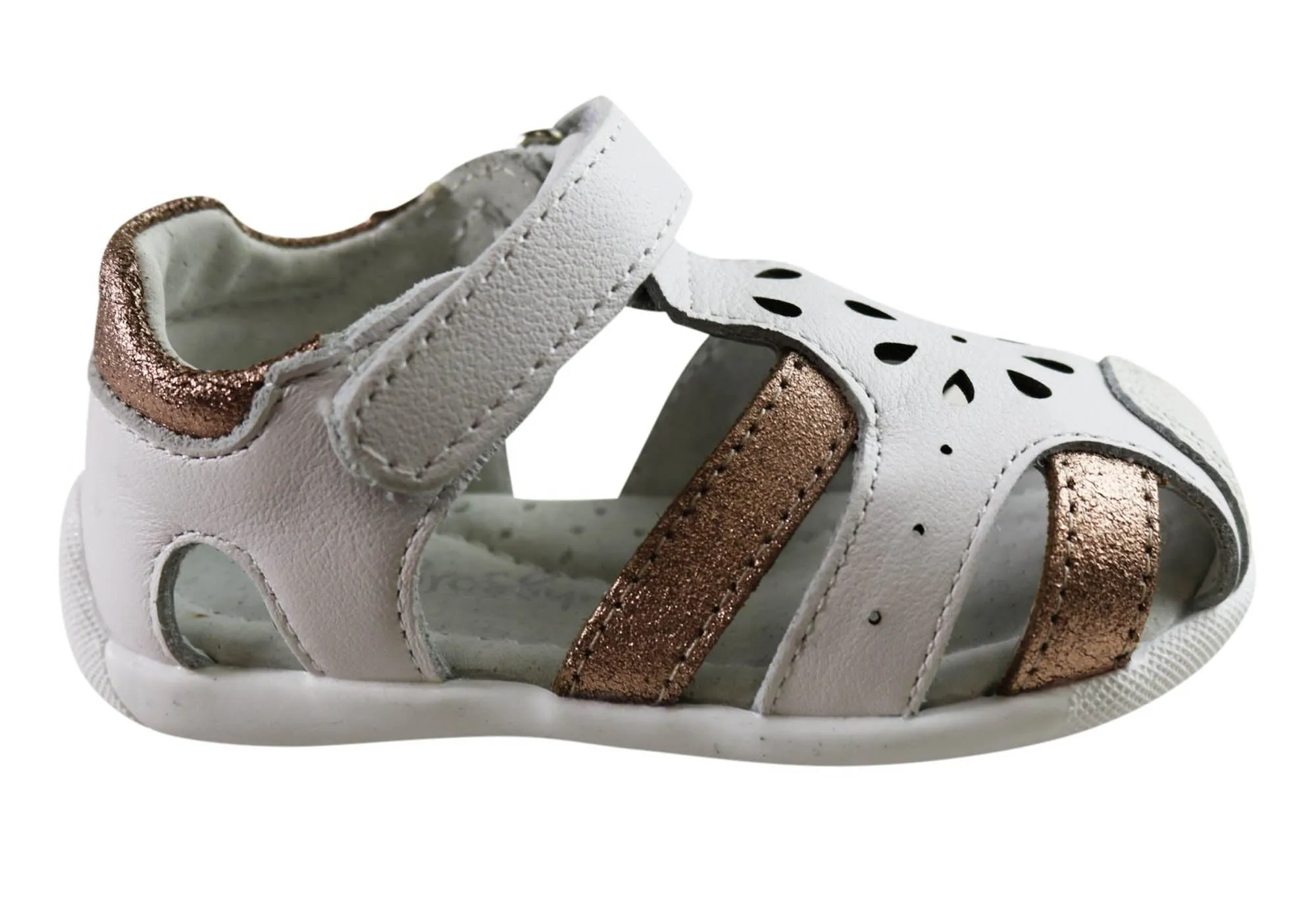 Grosby Alisa Kinder Sandalen aus Leder für Kleinkinder und Mädchen - Bequeme Grosby Schuhe