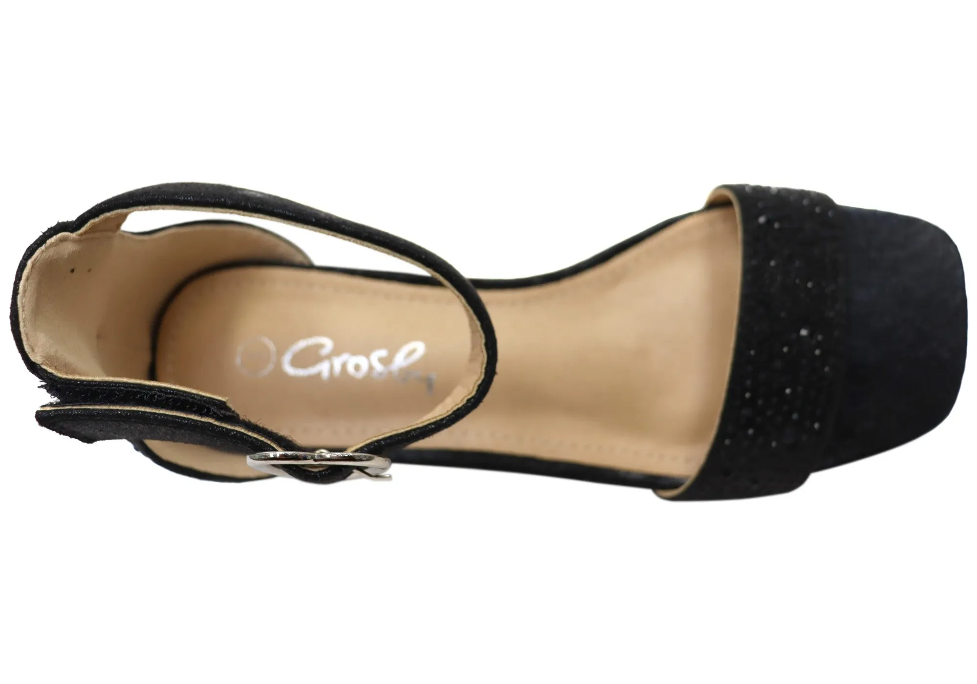 Grosby Allie Kinder Mädchen Bequeme Sandalen mit niedrigem Absatz Grosby Schuhe