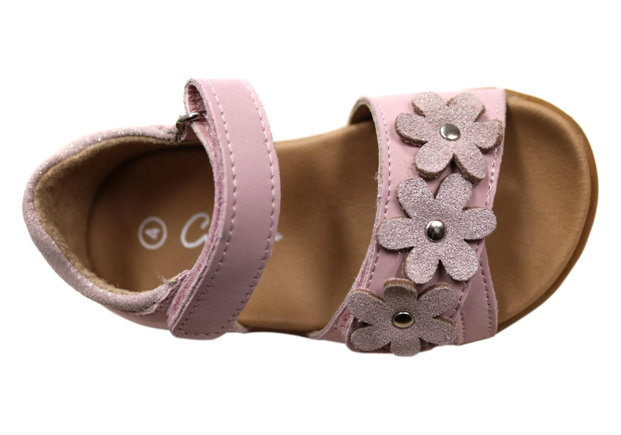 Grosby Azalea Kinder-Sandalen aus Leder für Babys, Kleinkinder und Mädchen - Bequeme Sandalen von Grosby