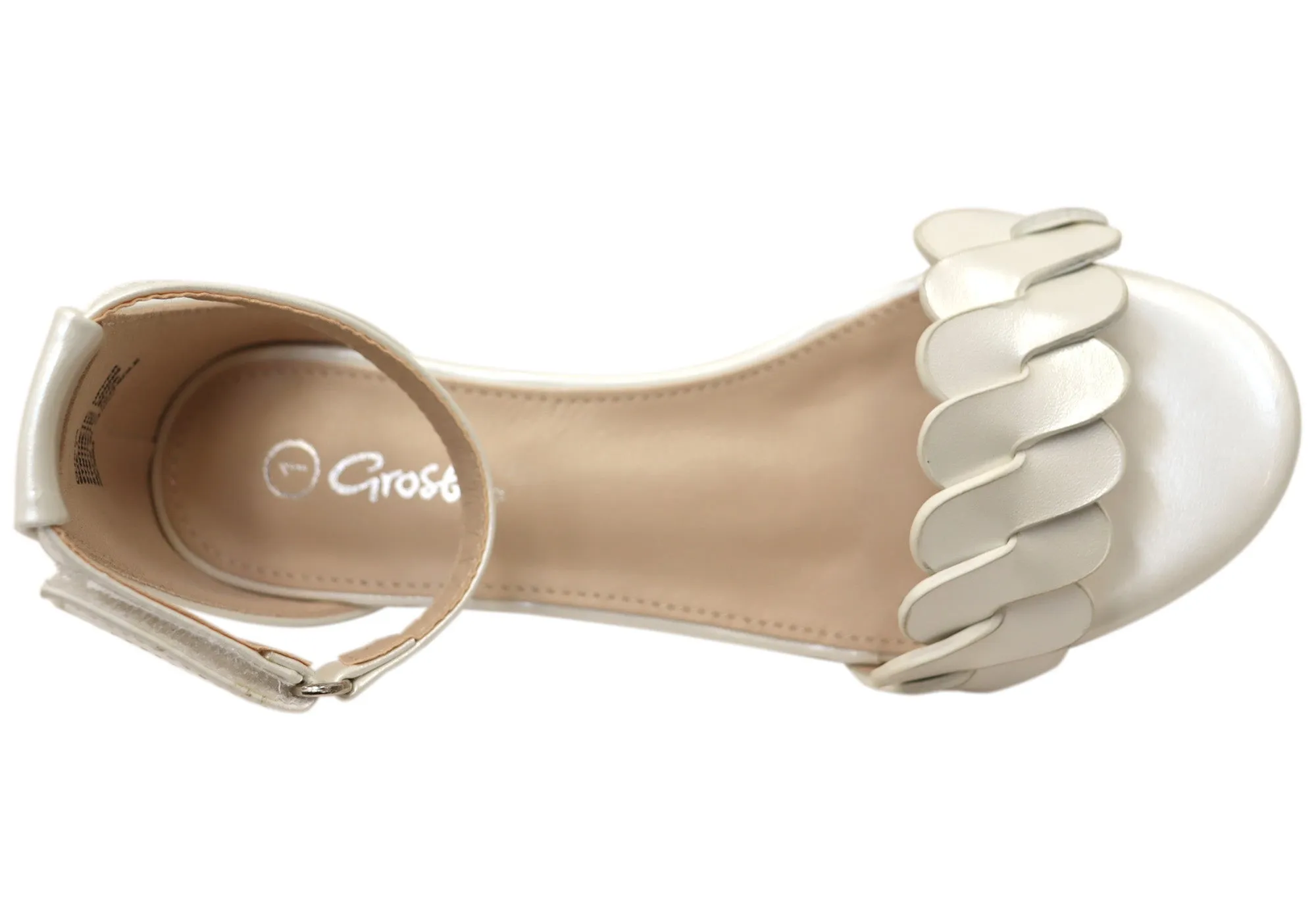 Grosby Clover Kids Mädchen Bequeme Sandalen mit niedrigem Absatz Grosby Schuhe