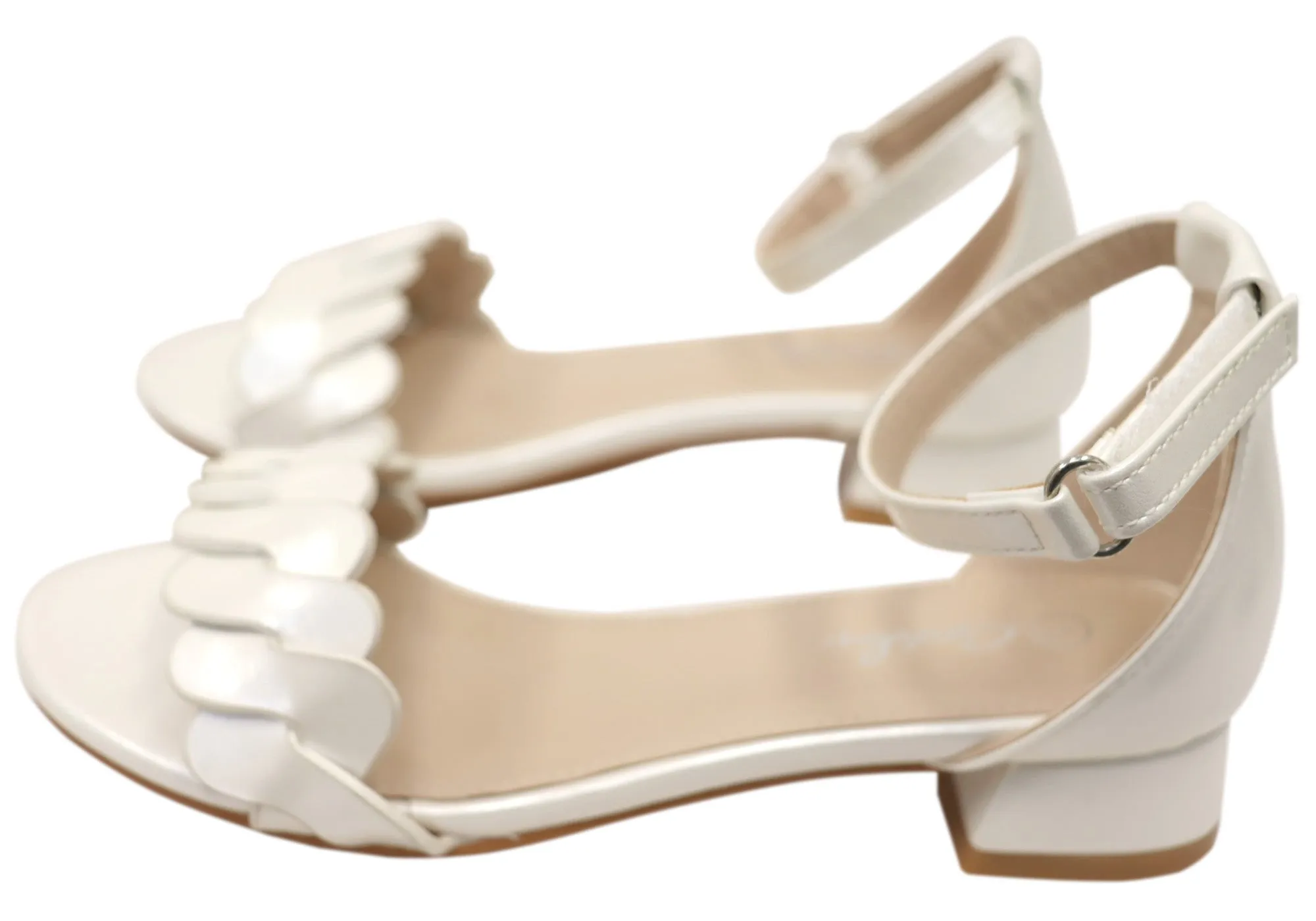 Grosby Clover Kids Mädchen Bequeme Sandalen mit niedrigem Absatz Grosby Schuhe