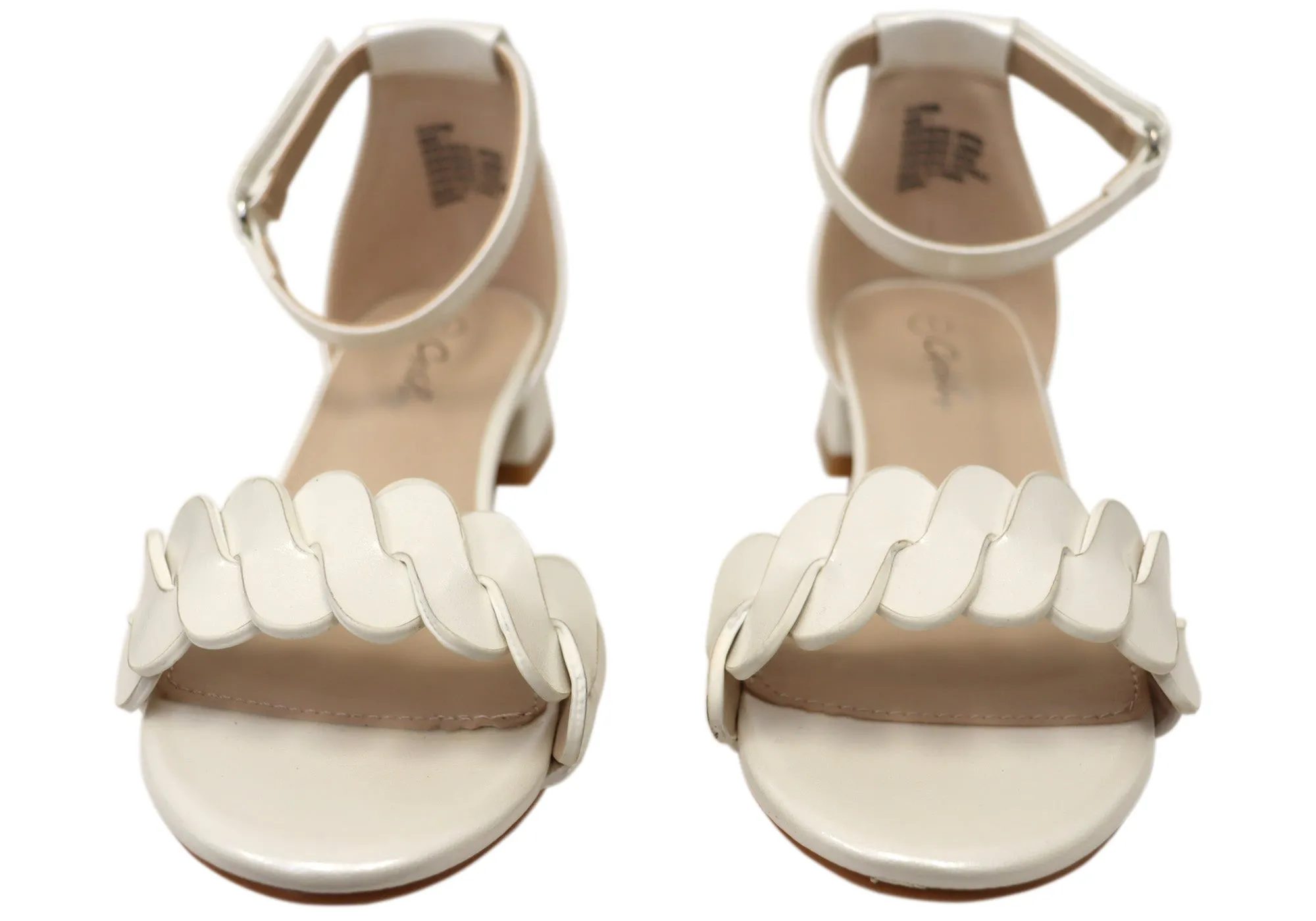 Grosby Clover Kids Mädchen Bequeme Sandalen mit niedrigem Absatz Grosby Schuhe