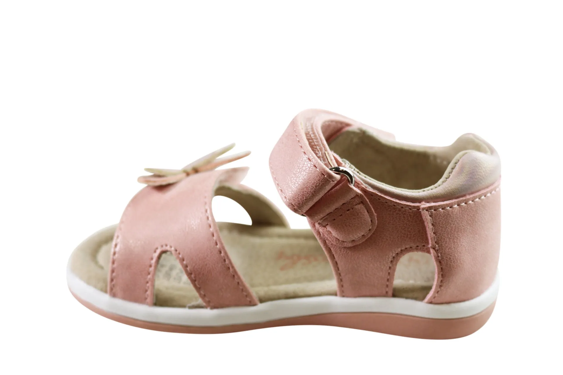 Grosby Satin Schmetterling Baby Kleinkind Kinder Mädchen Bequeme Sandalen Grosby Schuhe