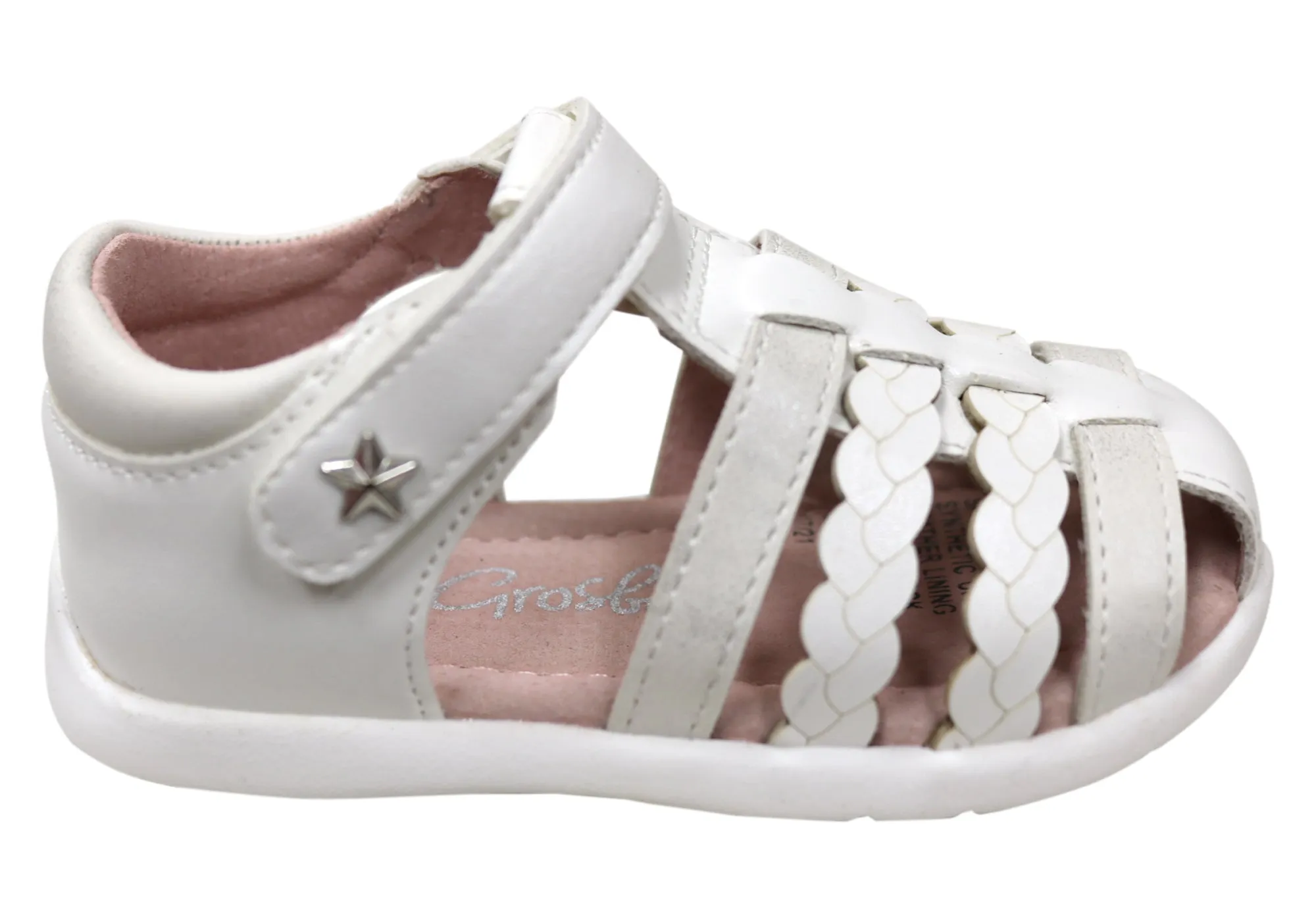 Grosby Spritz Kinder-Sandalen für Kleinkinder und Mädchen - Bequeme Sandalen von Grosby
