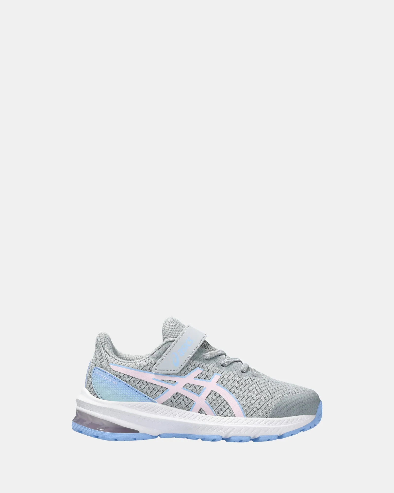GT-1000 12 Vorschule Piedmont Grau/Cosmos Asics Schuhe