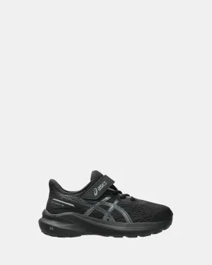 GT-1000 13 Black Grade School Schuhe Schwarz/Stahlgrau von Asics