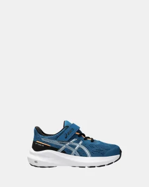 GT-1000 13 Vorschule Reichlich Marineblau/Weiß Schuhe_Asics