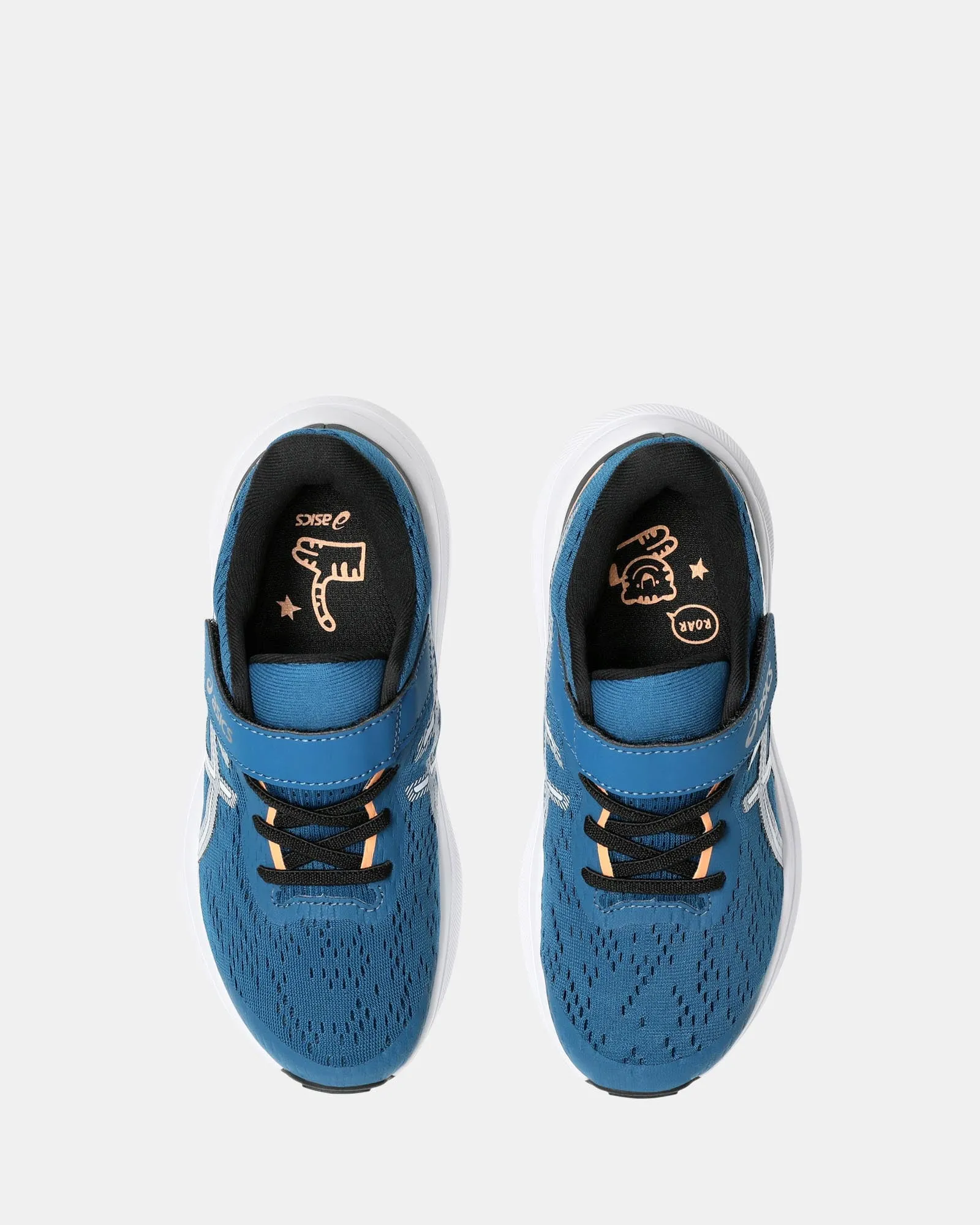 GT-1000 13 Vorschule Reichlich Marineblau/Weiß Schuhe_Asics