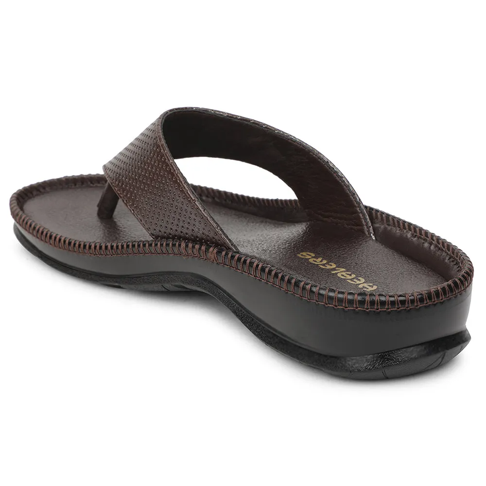 Liberty Healers Brown Bequeme Hausschuhe Für Herren CSS-25