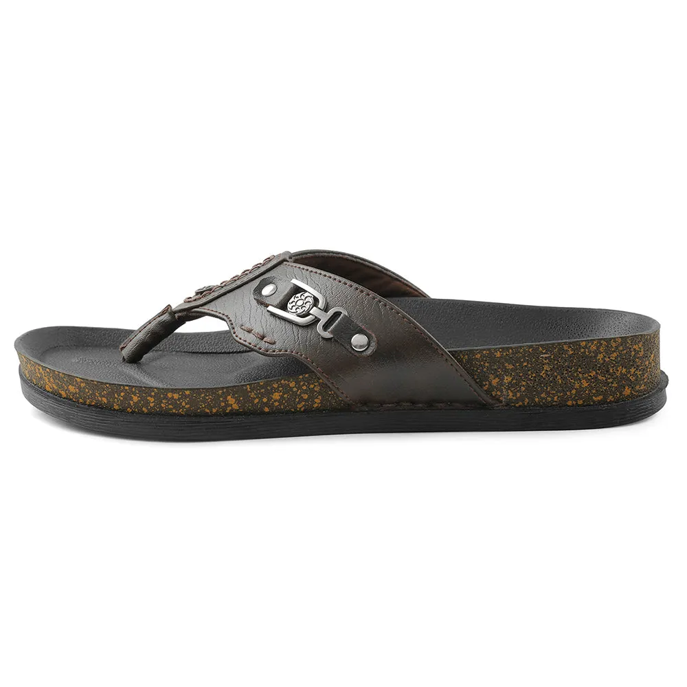 Liberty Healers Brown Bequeme Hausschuhe Für Herren CSS-28E