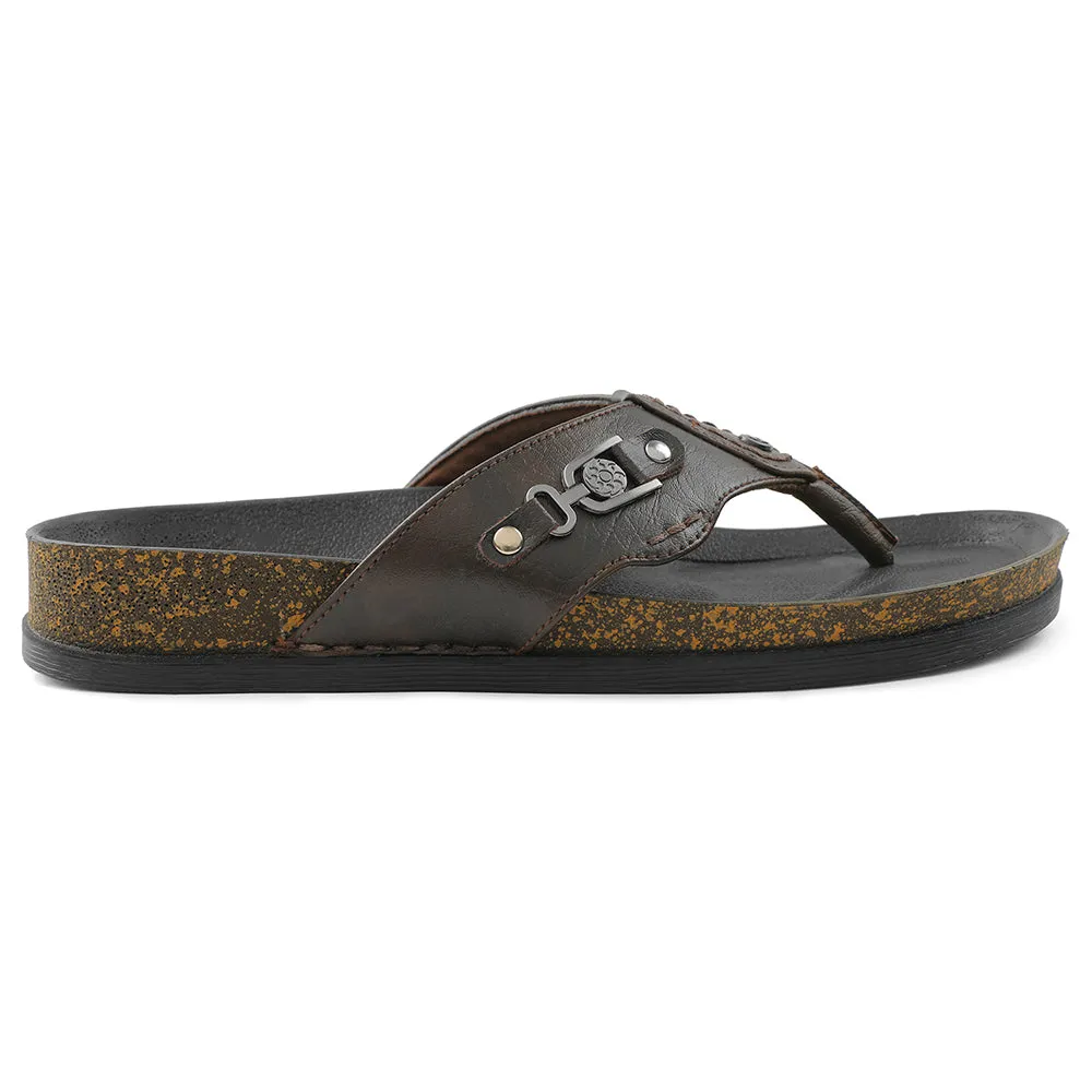 Liberty Healers Brown Bequeme Hausschuhe Für Herren CSS-28E