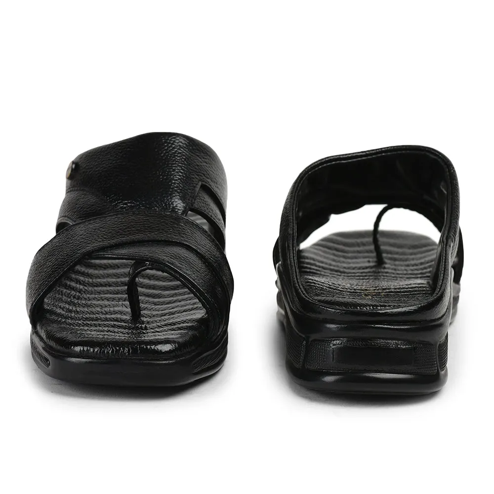Healers By Liberty Men 2050-802 Schwarze Freizeit-Hausschuhe
