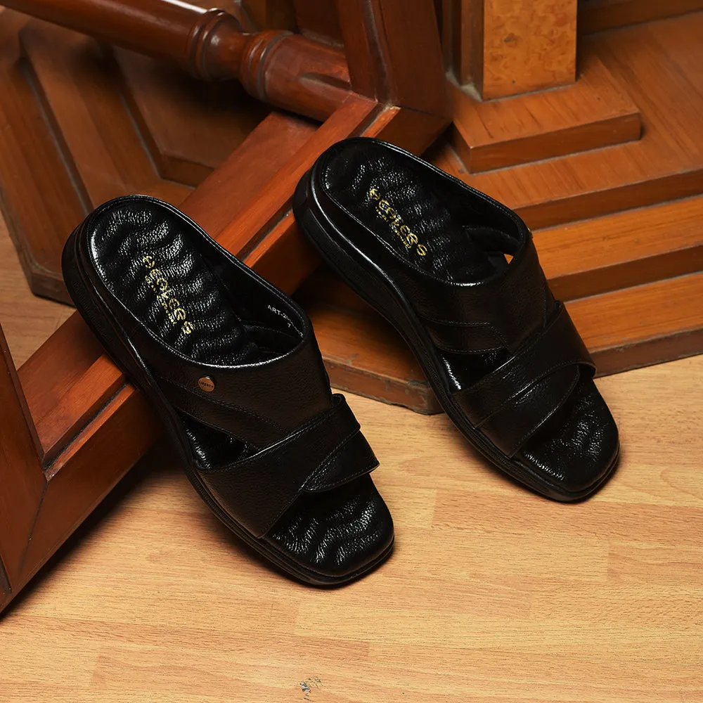 Healers By Liberty Men 2050-802 Schwarze Freizeit-Hausschuhe