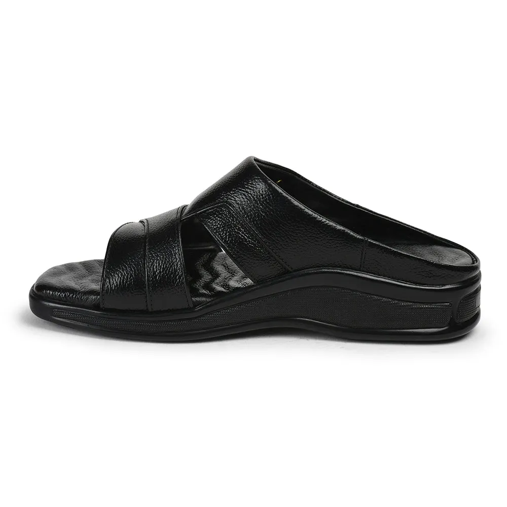 Healers By Liberty Men 2050-802 Schwarze Freizeit-Hausschuhe