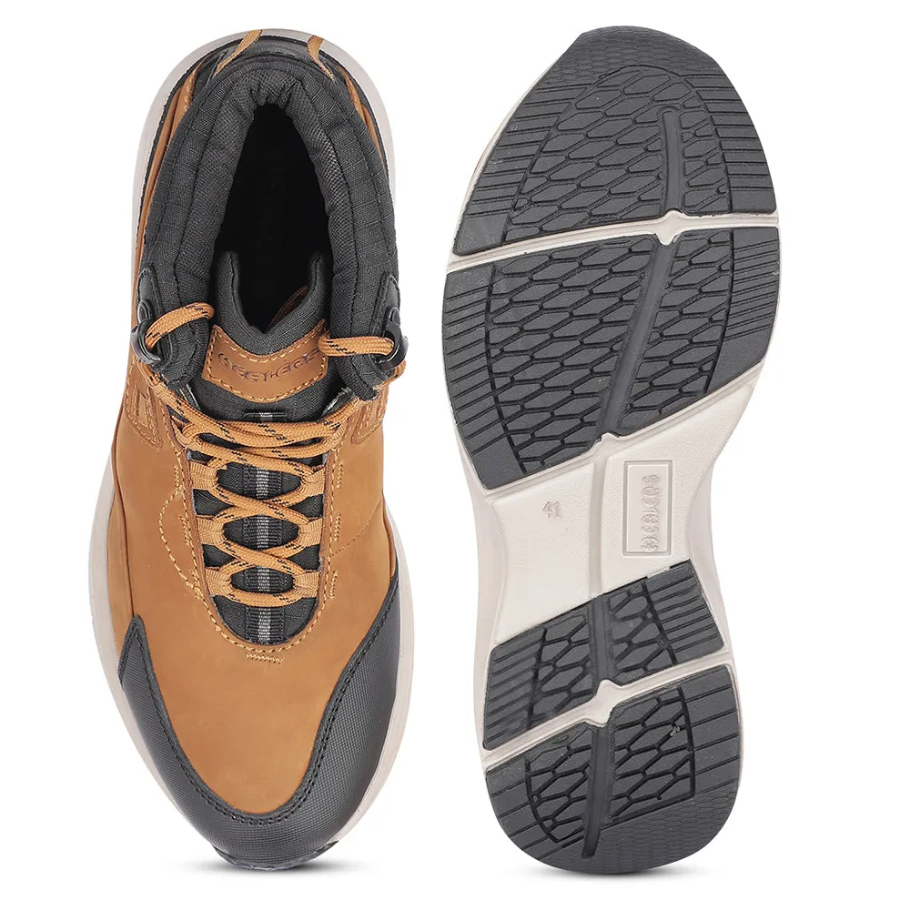 Healers Bequeme Camel-Schnürschuhe Für Herren A576-01 Von Liberty