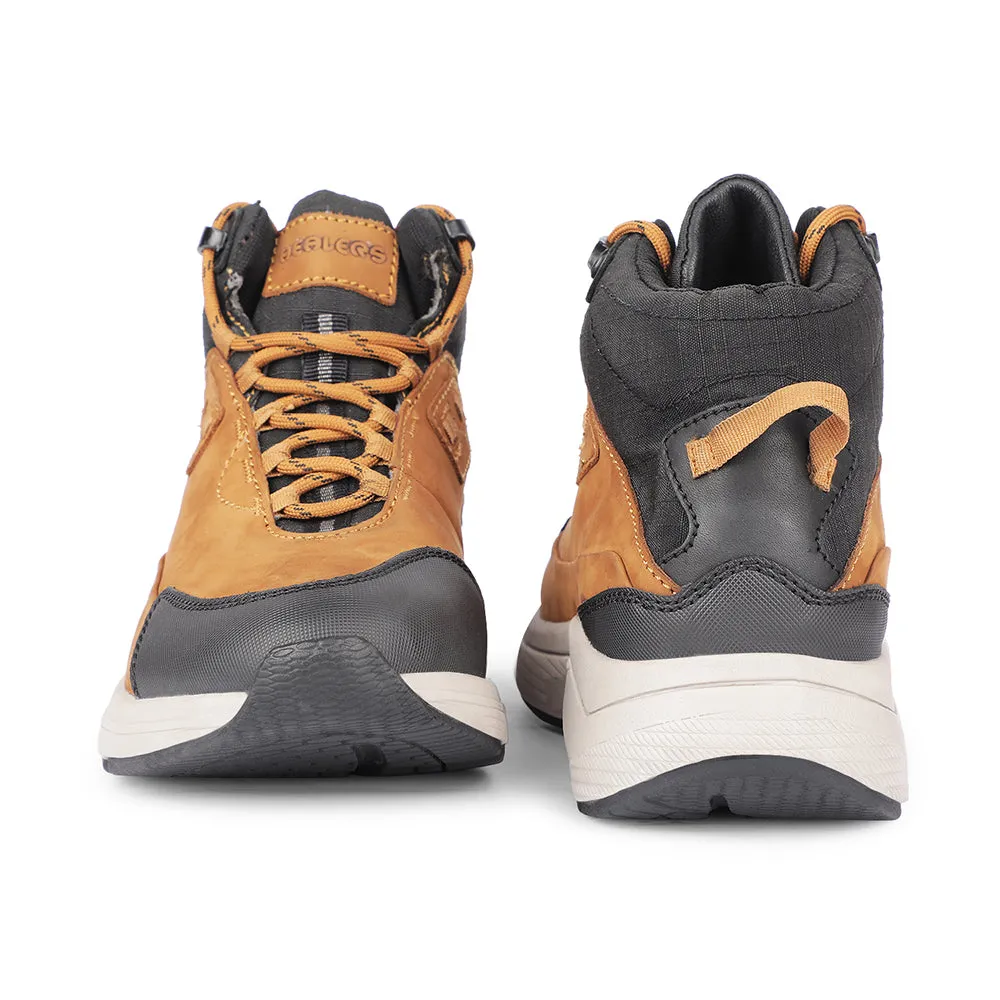 Healers Bequeme Camel-Schnürschuhe Für Herren A576-01 Von Liberty