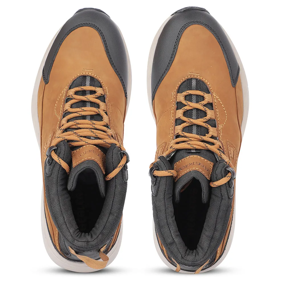 Healers Bequeme Camel-Schnürschuhe Für Herren A576-01 Von Liberty