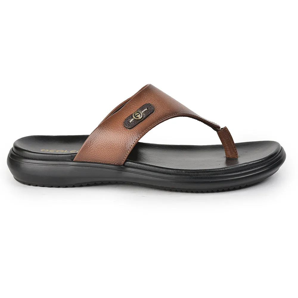 Healers Bequeme Braune Hausschuhe Für Herren MDL-05 Von Liberty