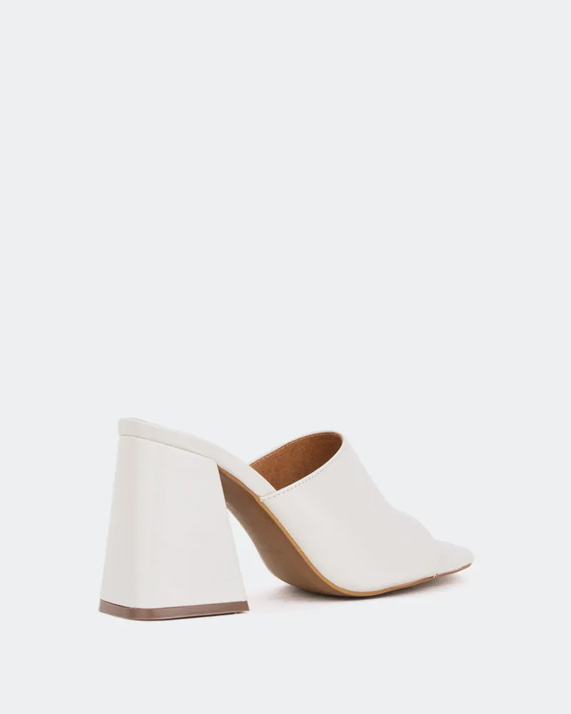 Herrera Off White Leder/Gebleichtes Weiß Leder