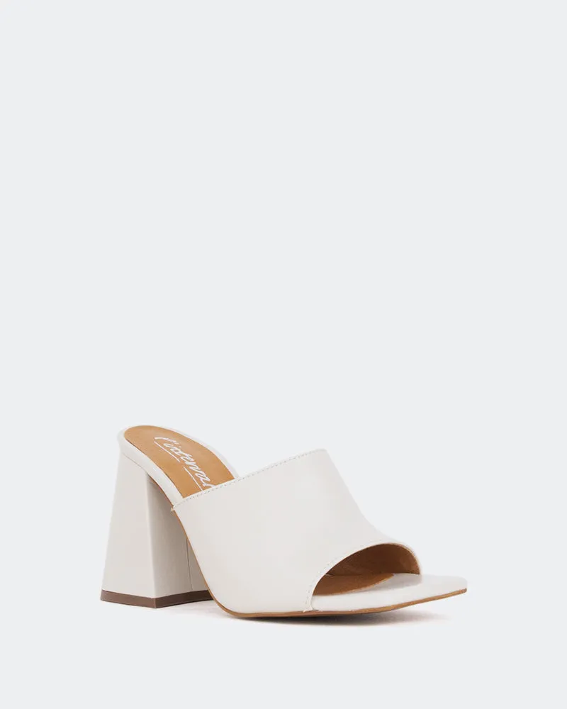 Herrera Off White Leder/Gebleichtes Weiß Leder