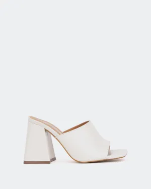 Herrera Off White Leder/Gebleichtes Weiß Leder