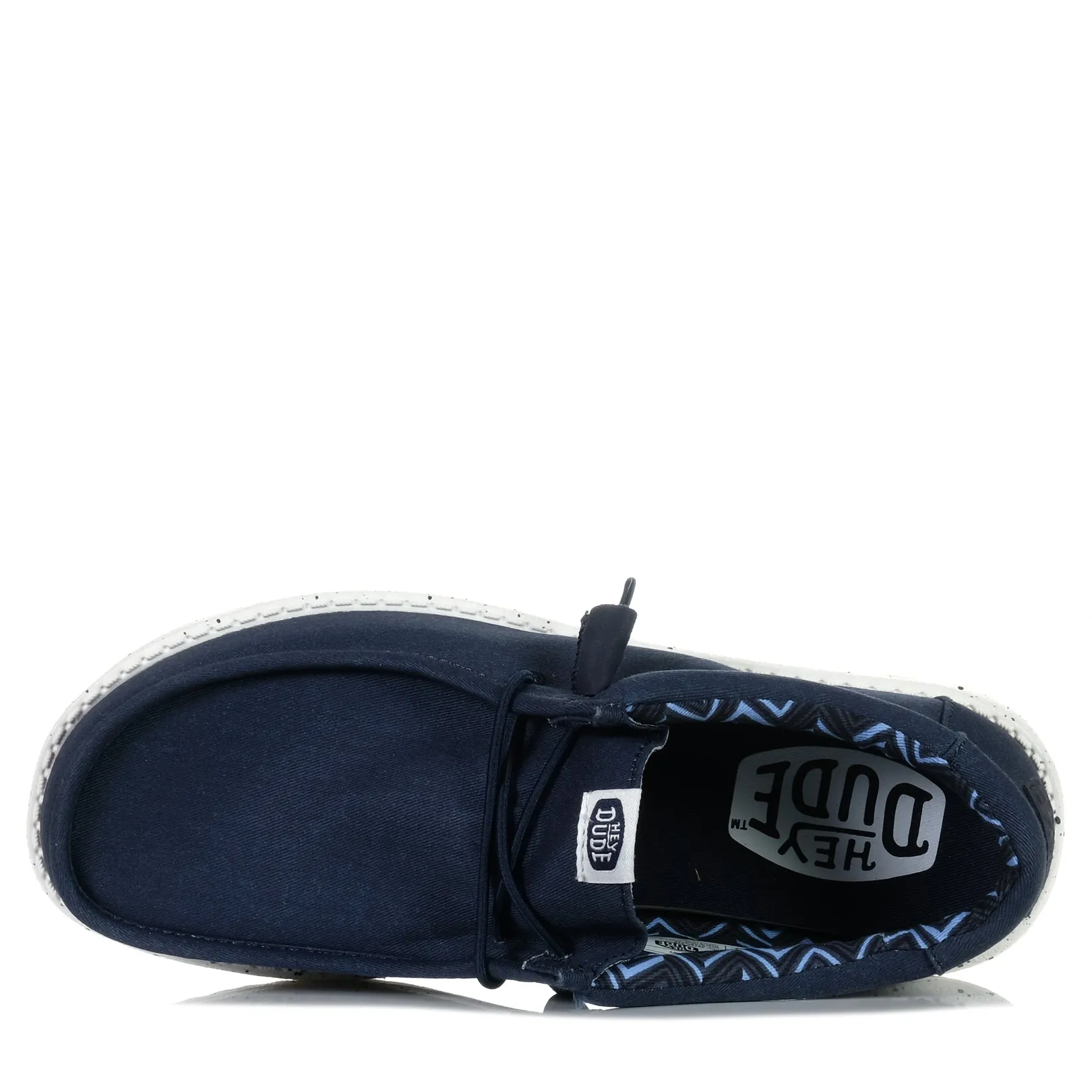 Hey Dude Herren Wally Stretch Canvas Marineblau