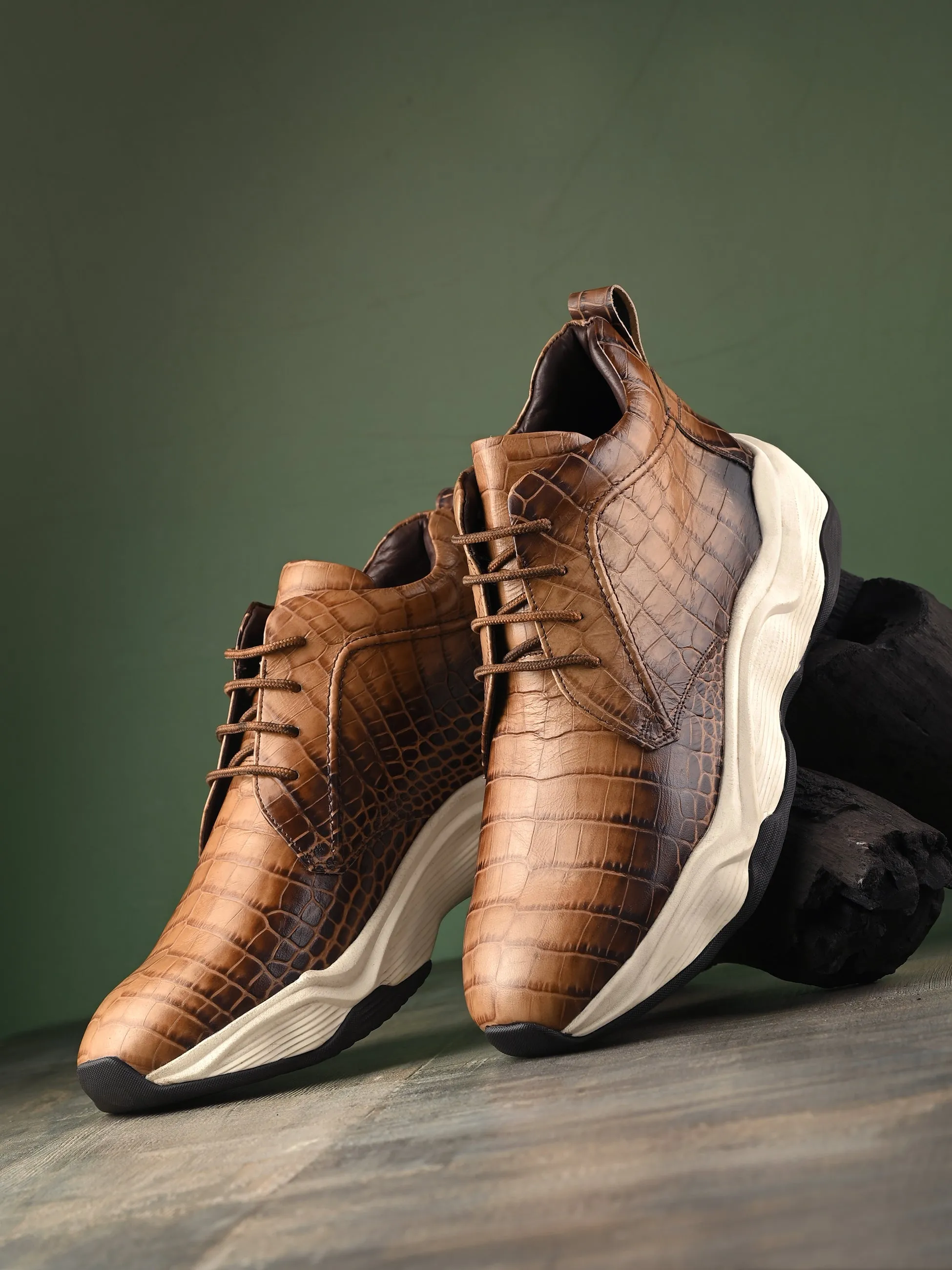 Hitz Herren Casual Stiefel in Braun