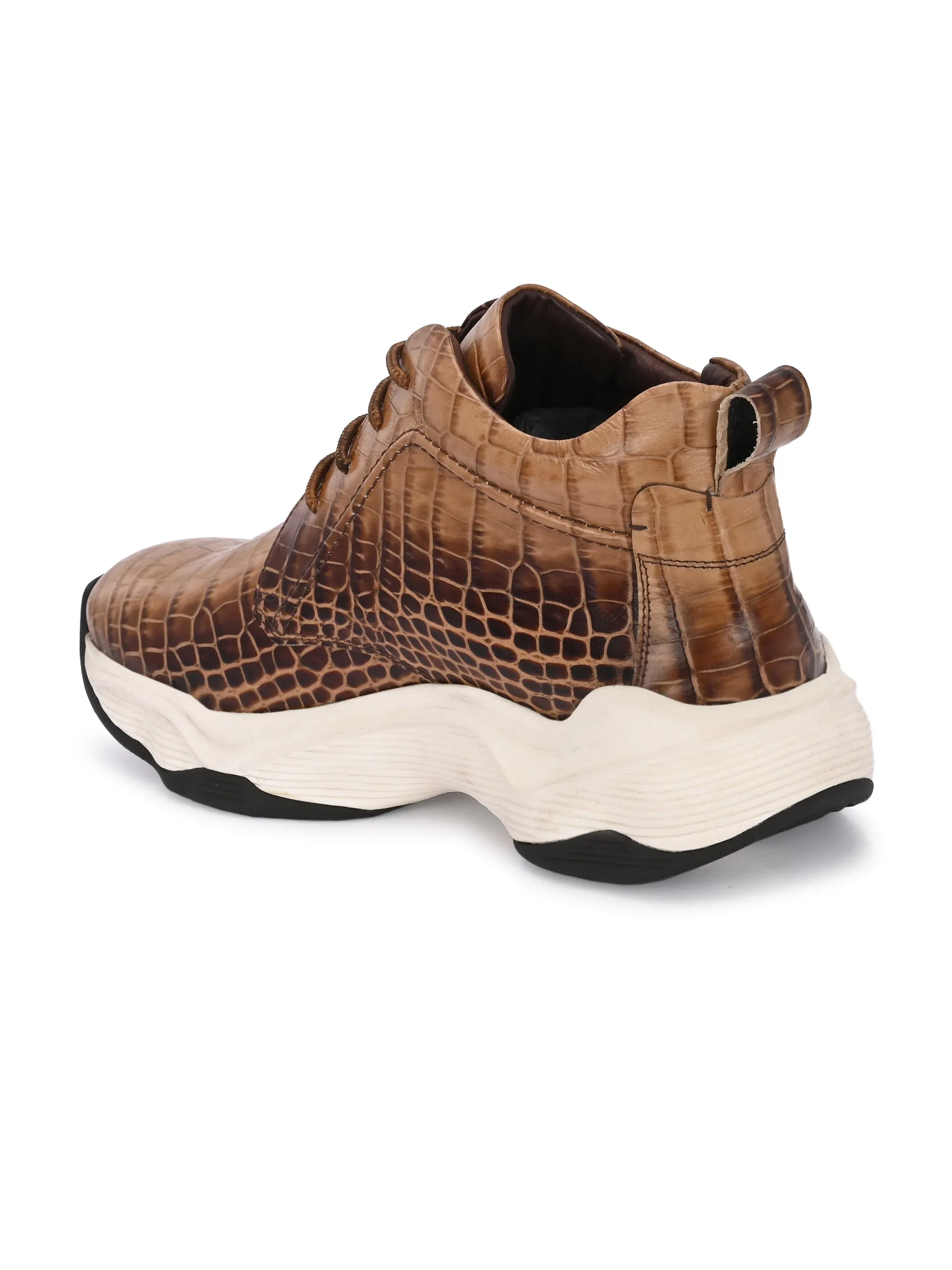 Hitz Herren Casual Stiefel in Braun