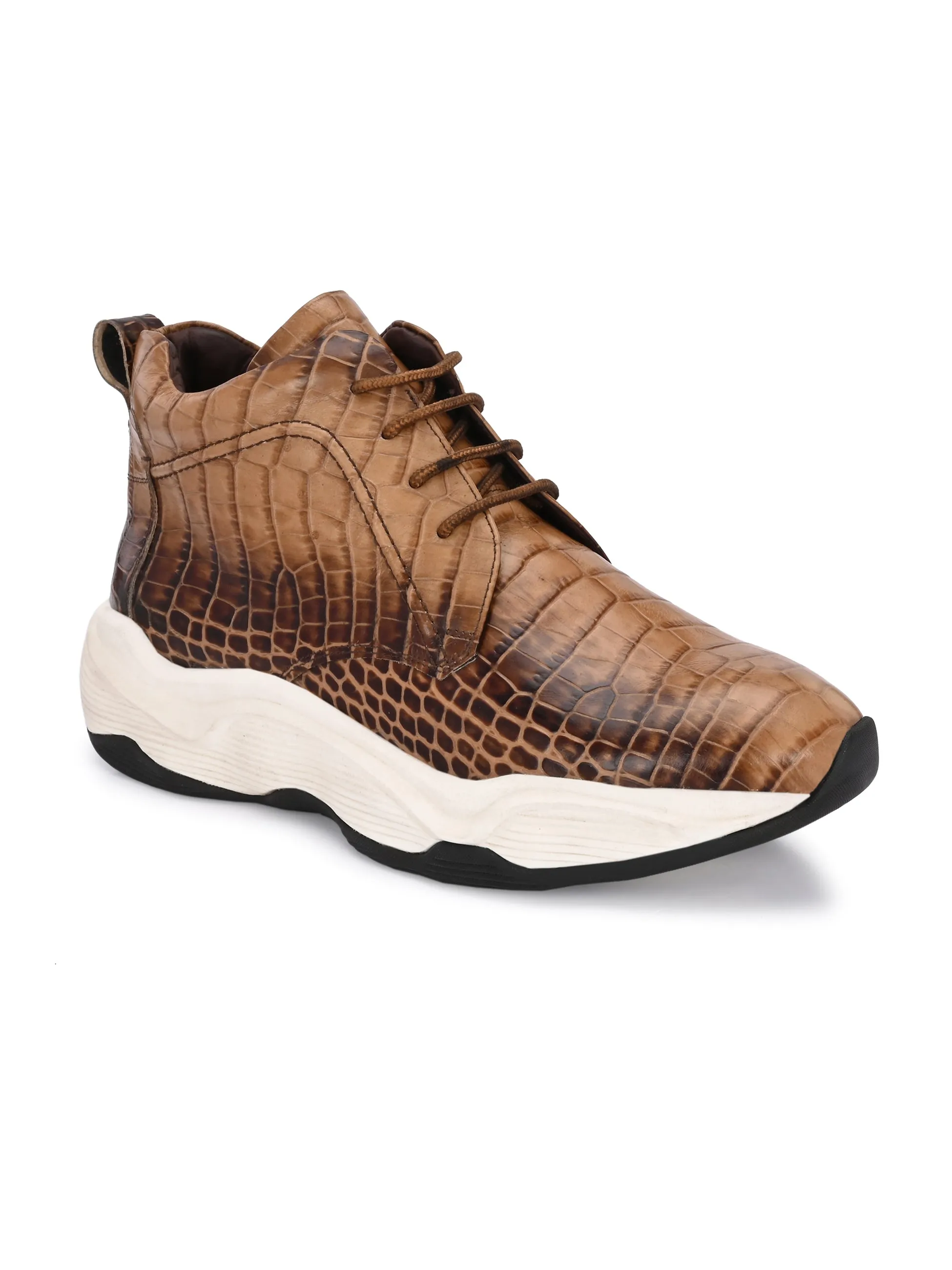 Hitz Herren Casual Stiefel in Braun