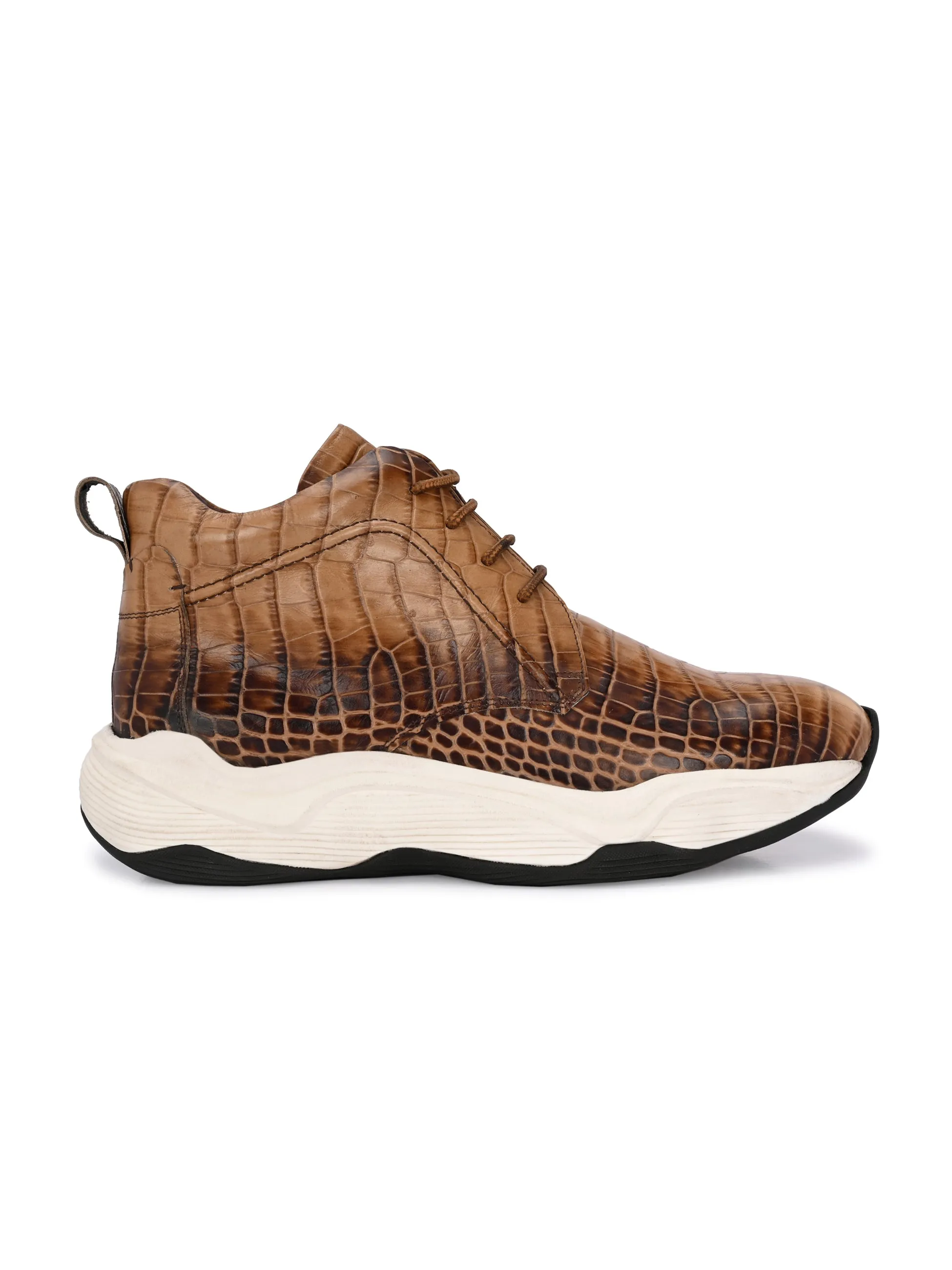 Hitz Herren Casual Stiefel in Braun