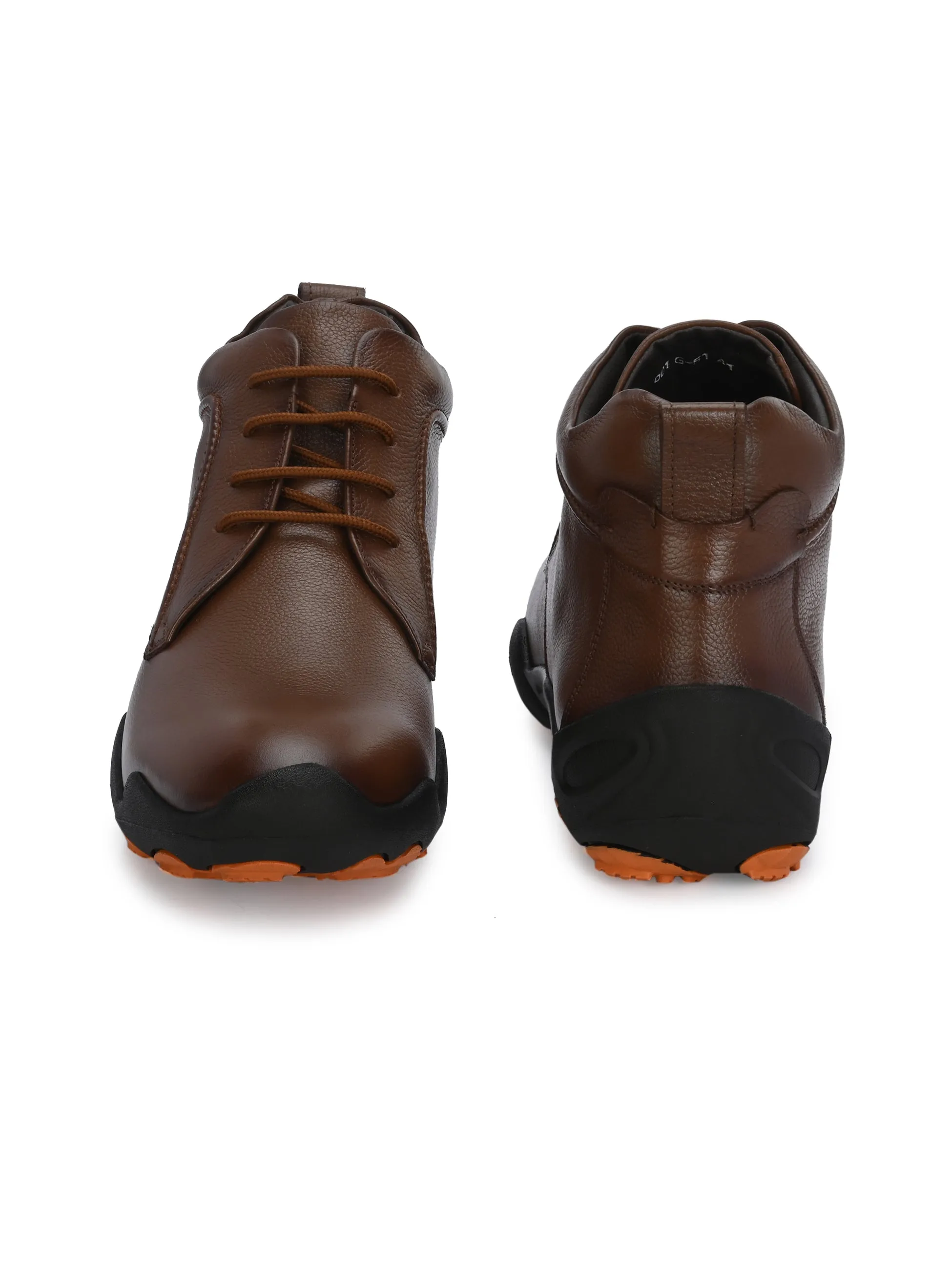 HITZG_51 - Herren Casual Stiefel in Hellbraunem Leder