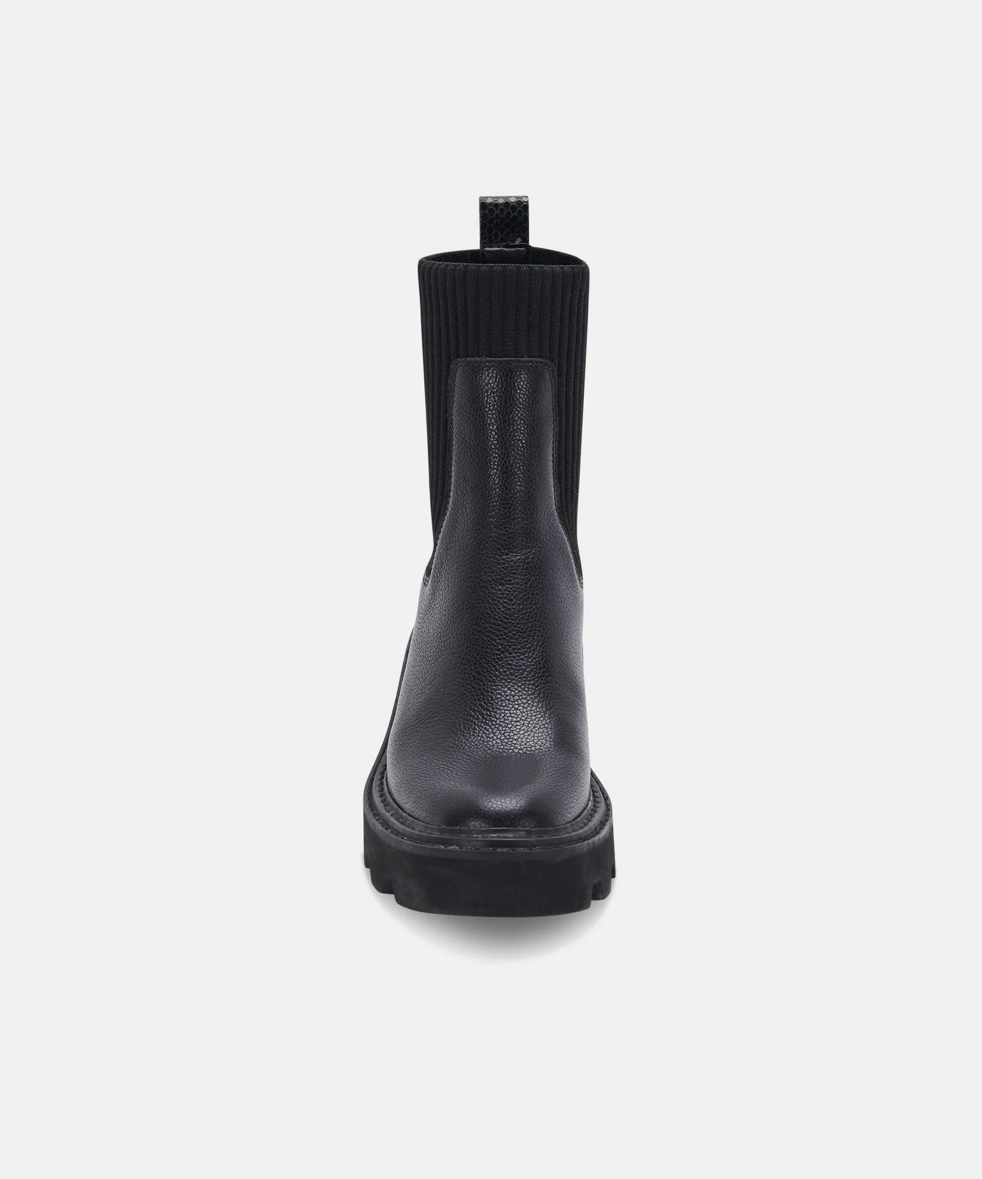 HOVEN STIEFEL SCHWARZES LEDER