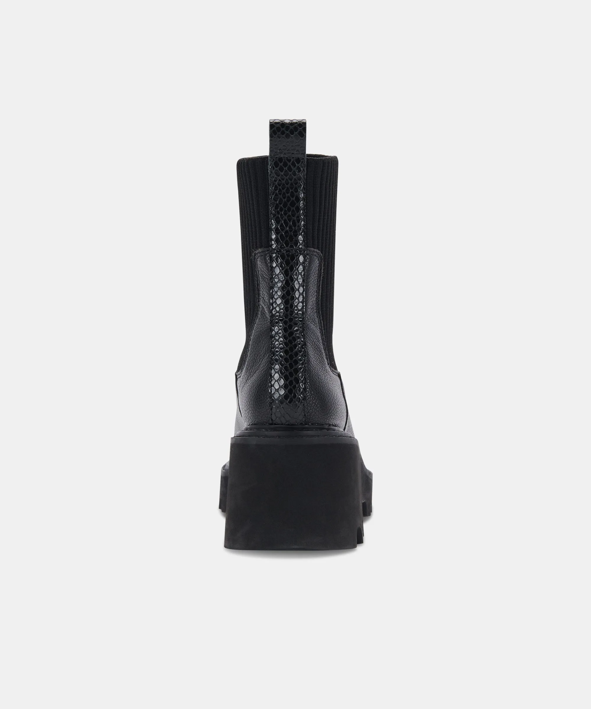 HOVEN STIEFEL SCHWARZES LEDER