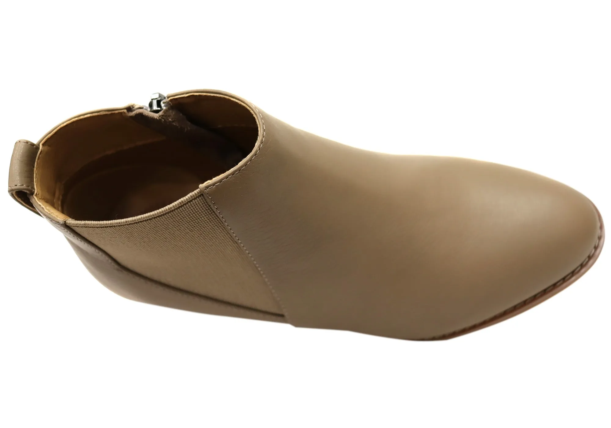 Hush Puppies Corey Damen Leder Bequeme Mittelhohe Stiefeletten Hush Puppies Schuhe