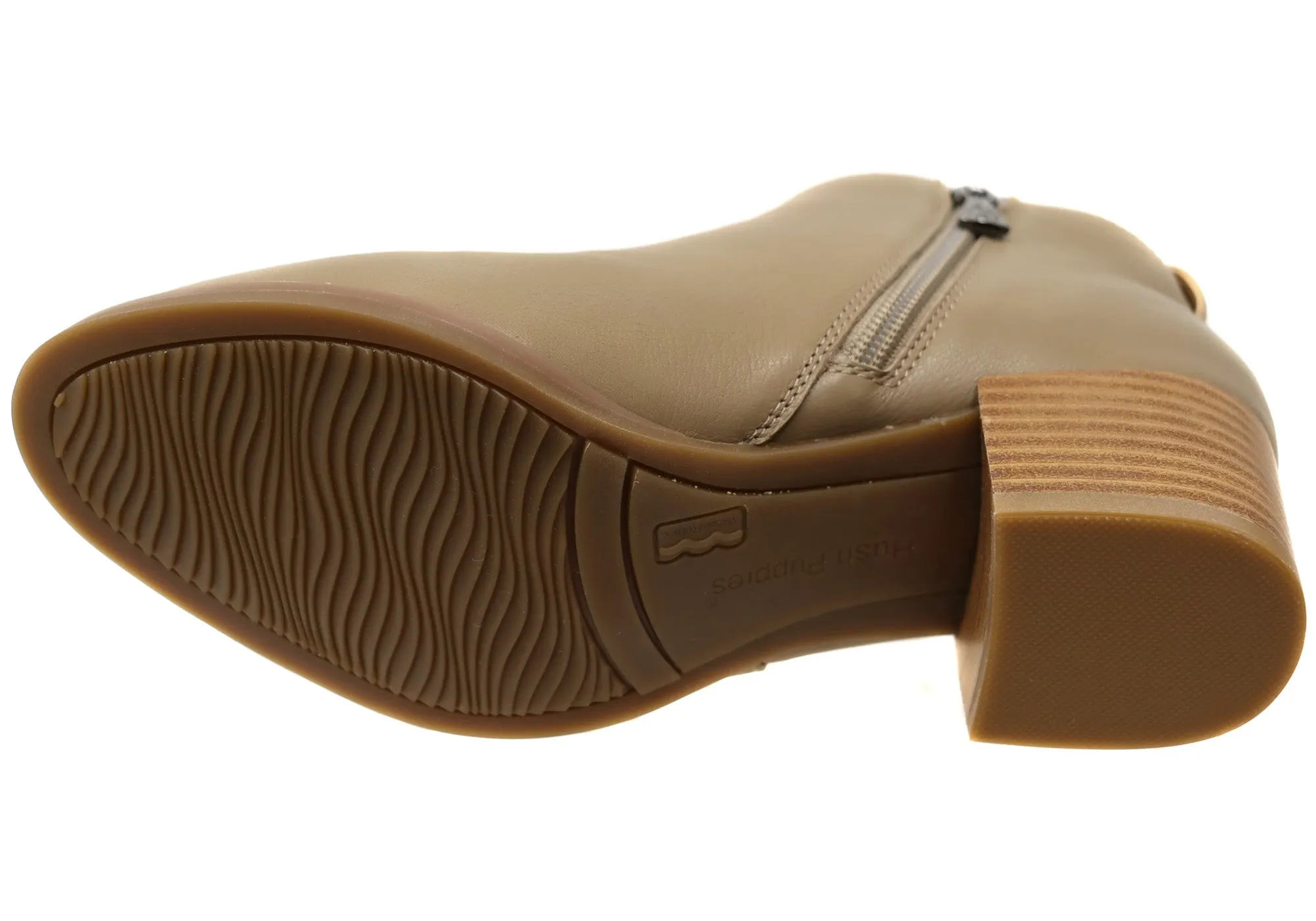 Hush Puppies Corey Damen Leder Bequeme Mittelhohe Stiefeletten Hush Puppies Schuhe