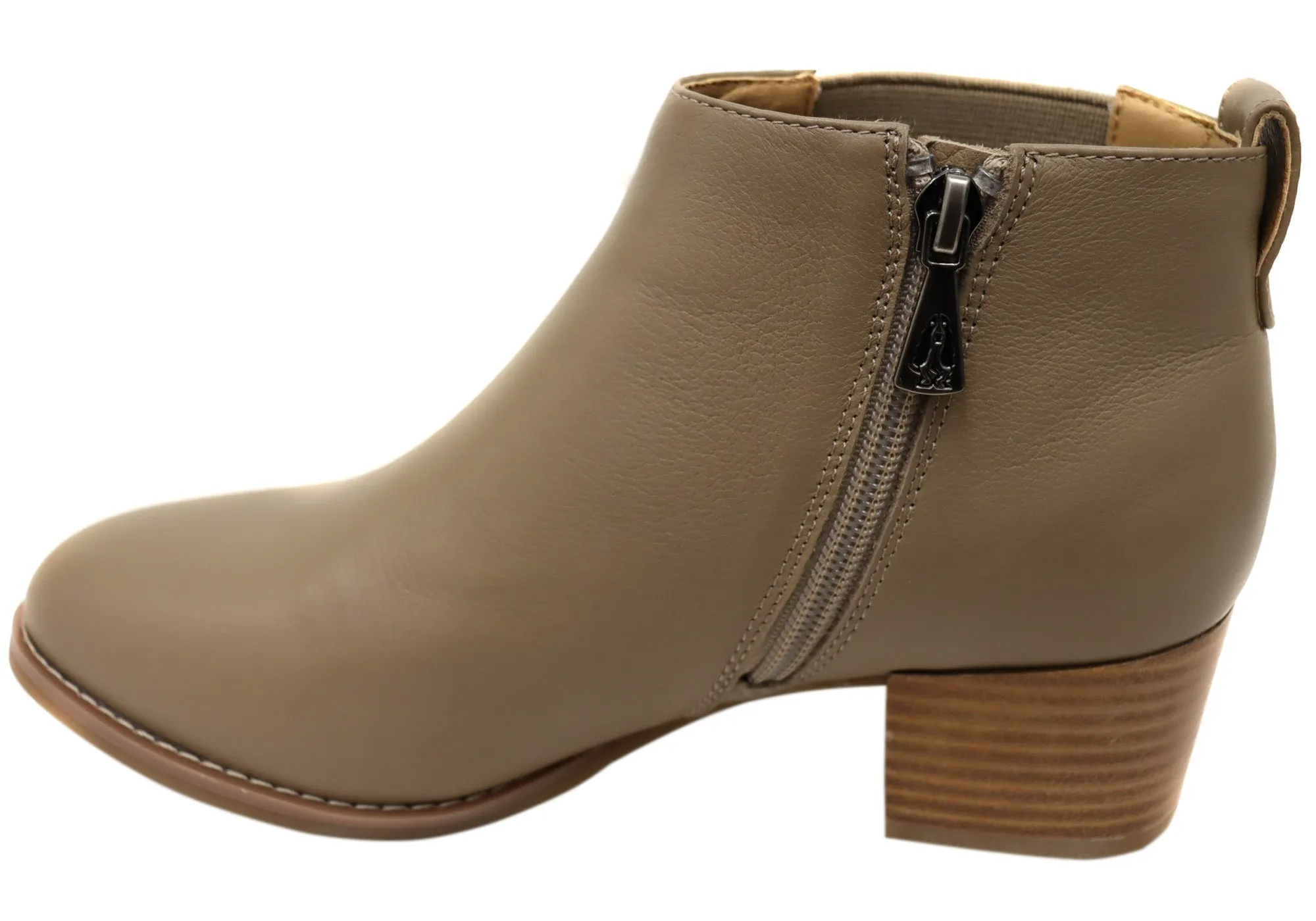 Hush Puppies Corey Damen Leder Bequeme Mittelhohe Stiefeletten Hush Puppies Schuhe