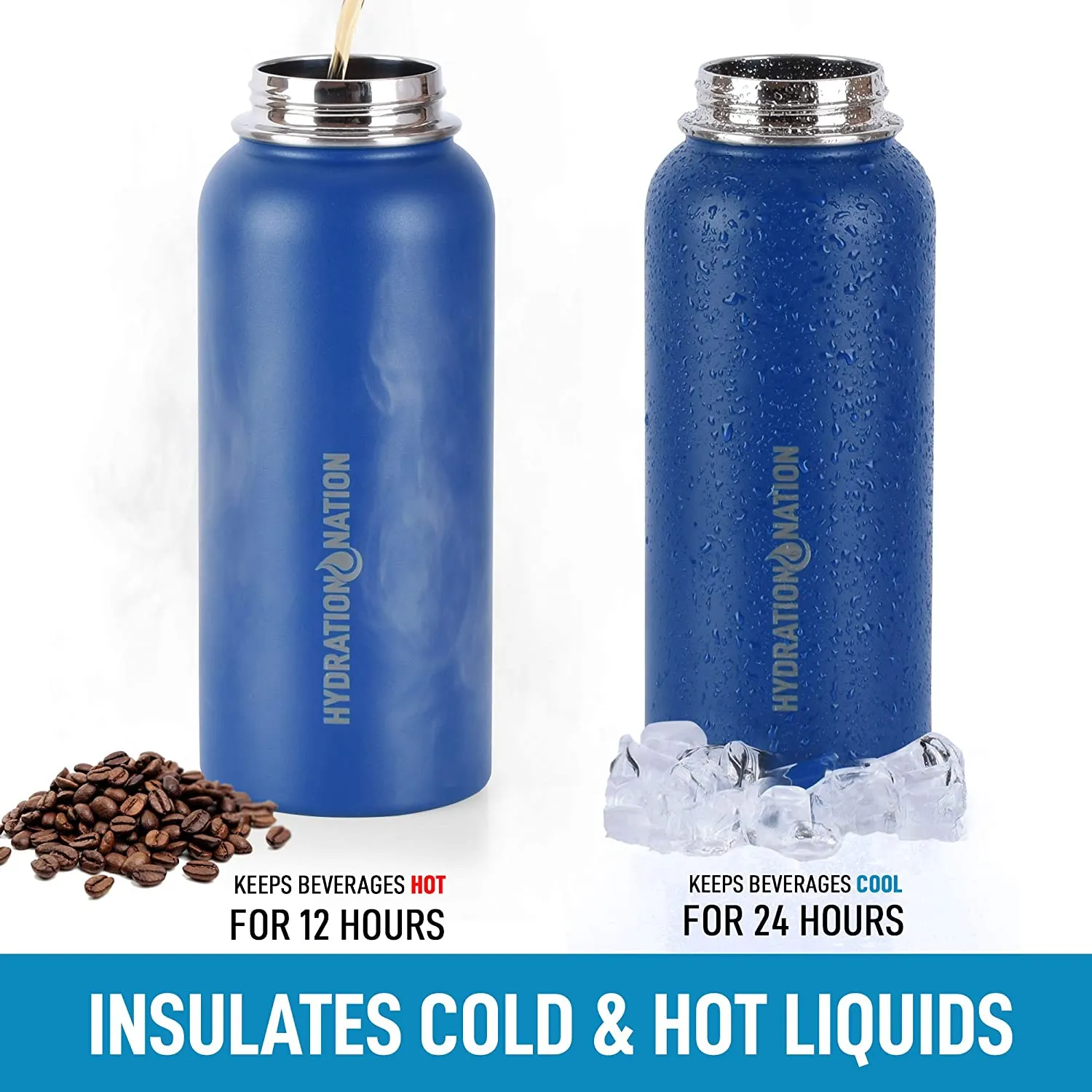 Hydration Nation Thermo Isolierte Wasserflasche 32oz ecco Schuhe
