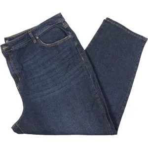INC Damen Plus Denim Stretch Jeans mit geradem Bein