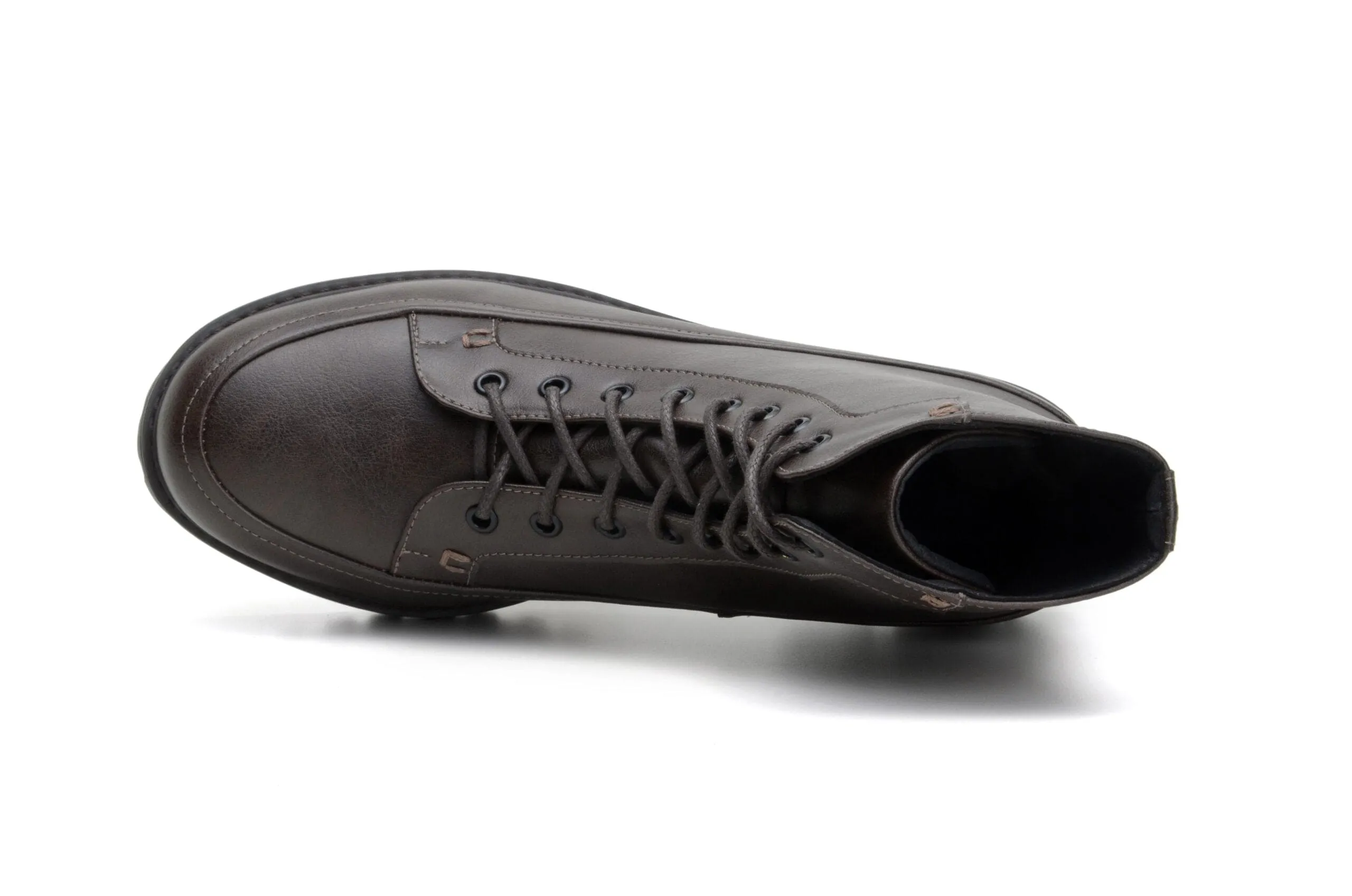 Ingmar Unisex Vegane Leder-Schnürstiefel | Espresso