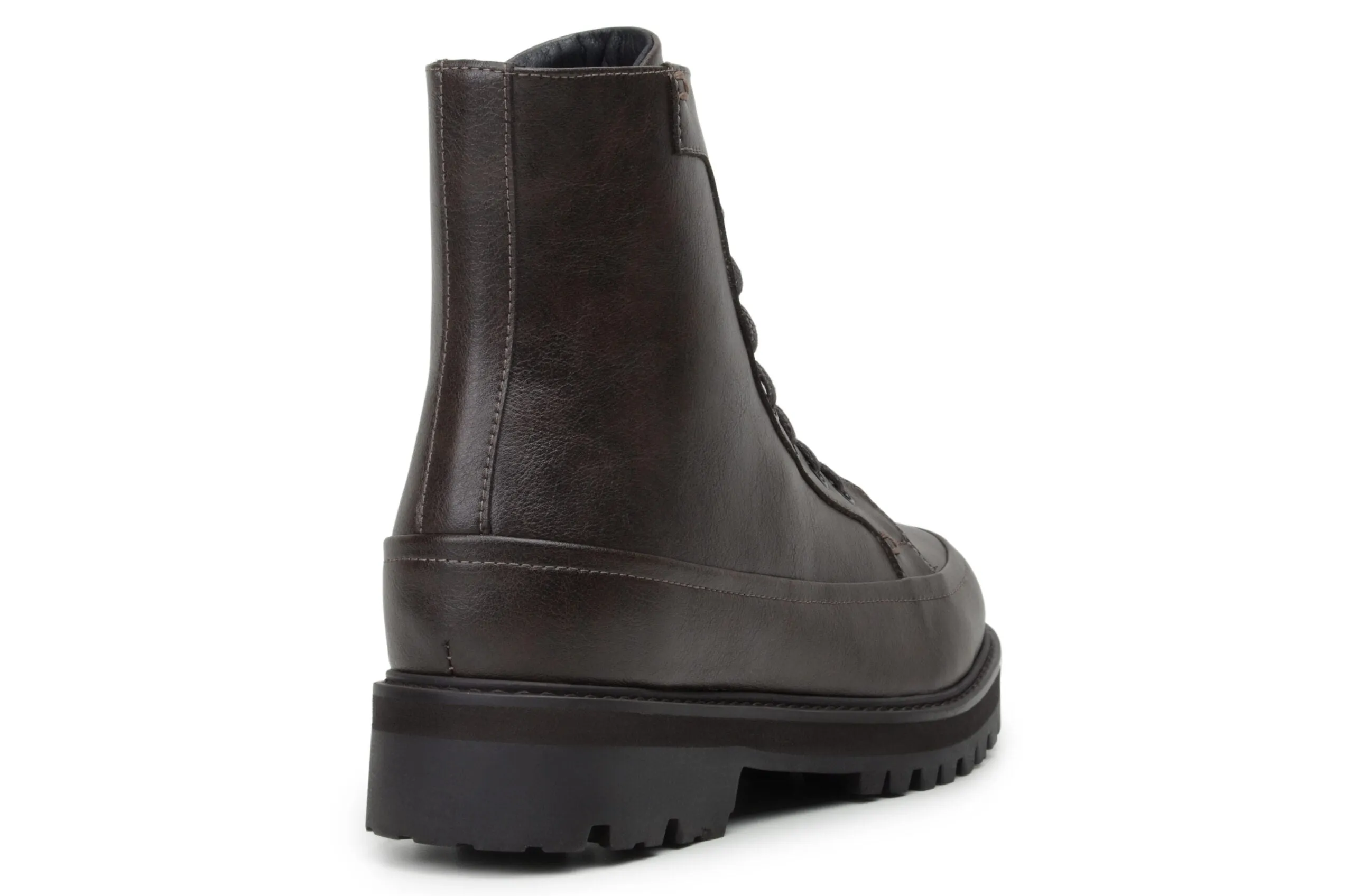 Ingmar Unisex Vegane Leder-Schnürstiefel | Espresso