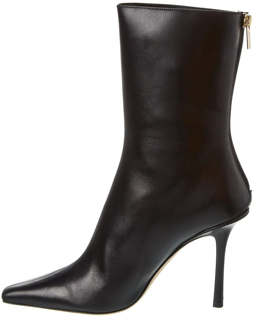 Jimmy Choo Agathe AB 100 Leder-Stiefeletten_Jimmy-Choo