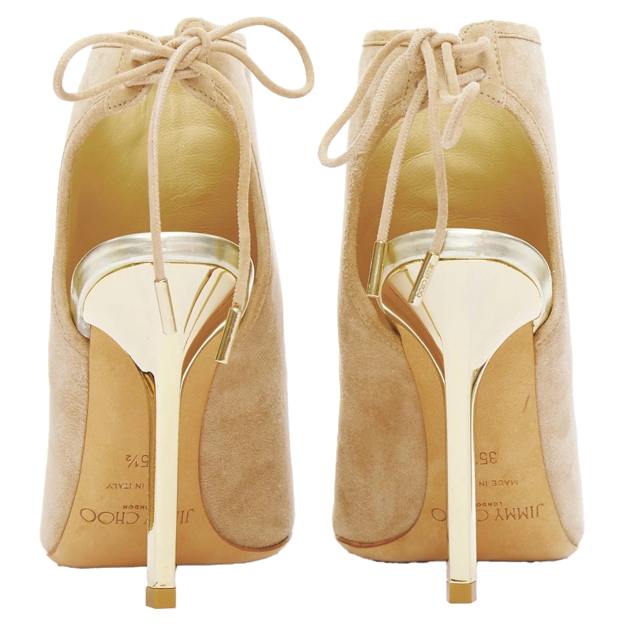 Jimmy Choo Froze Absatz Peeptoe Stiefeletten_Jimmy-Choo