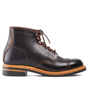 John Lofgren Bootmaker Kampfstiefel Schwarz Shinki Hikaku Tee-Core Pferdehinterleder