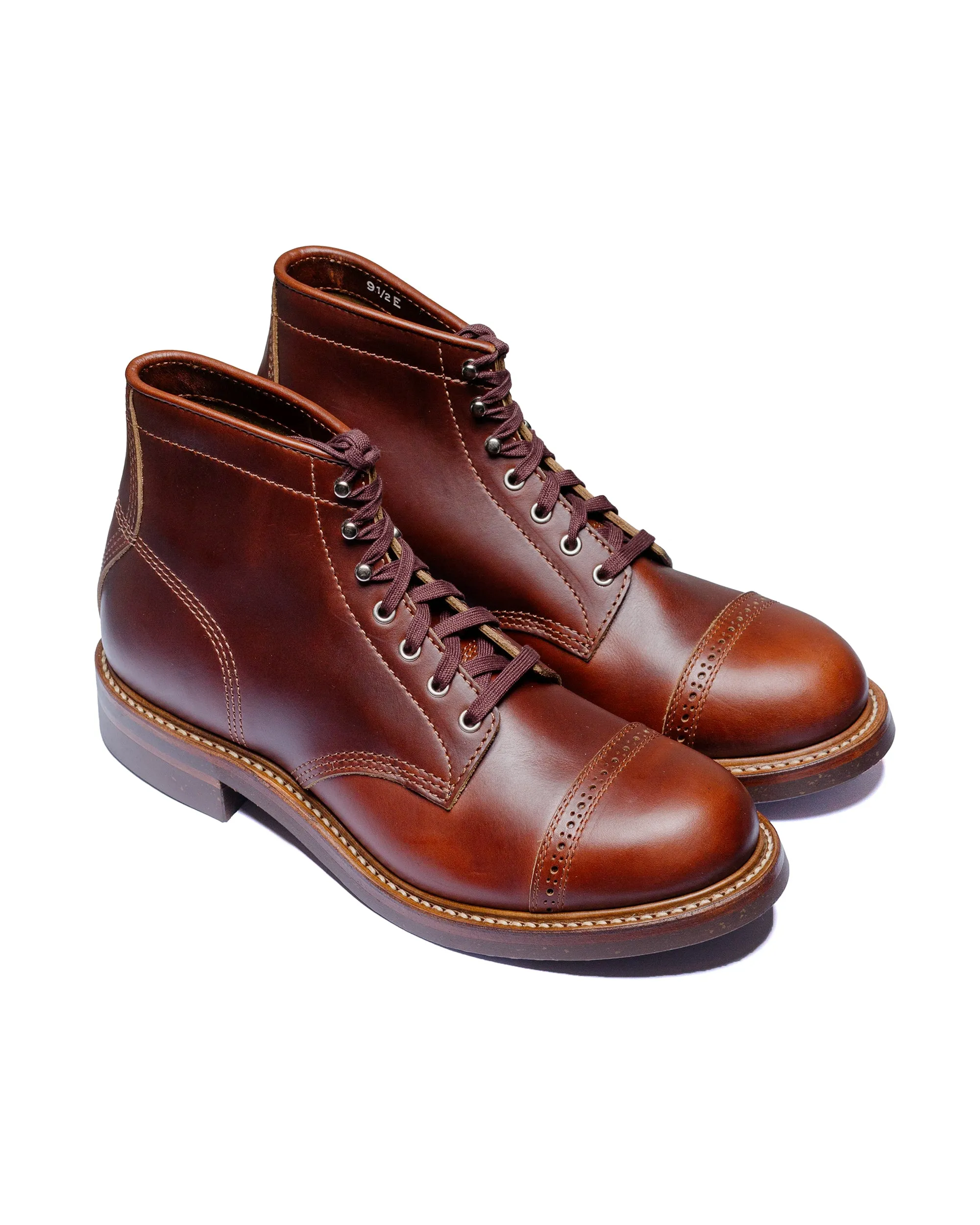 John Lofgren Bootmaker Kampfstiefel Horween Leder CXL Holz